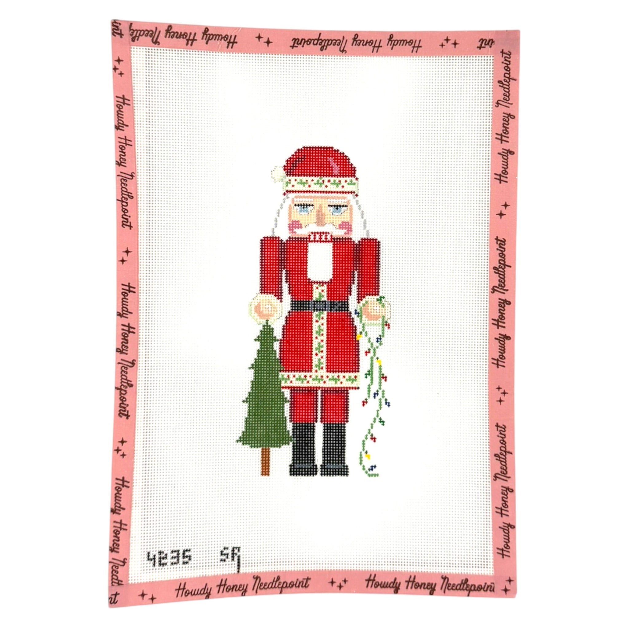 Nutcracker Santa With Tree