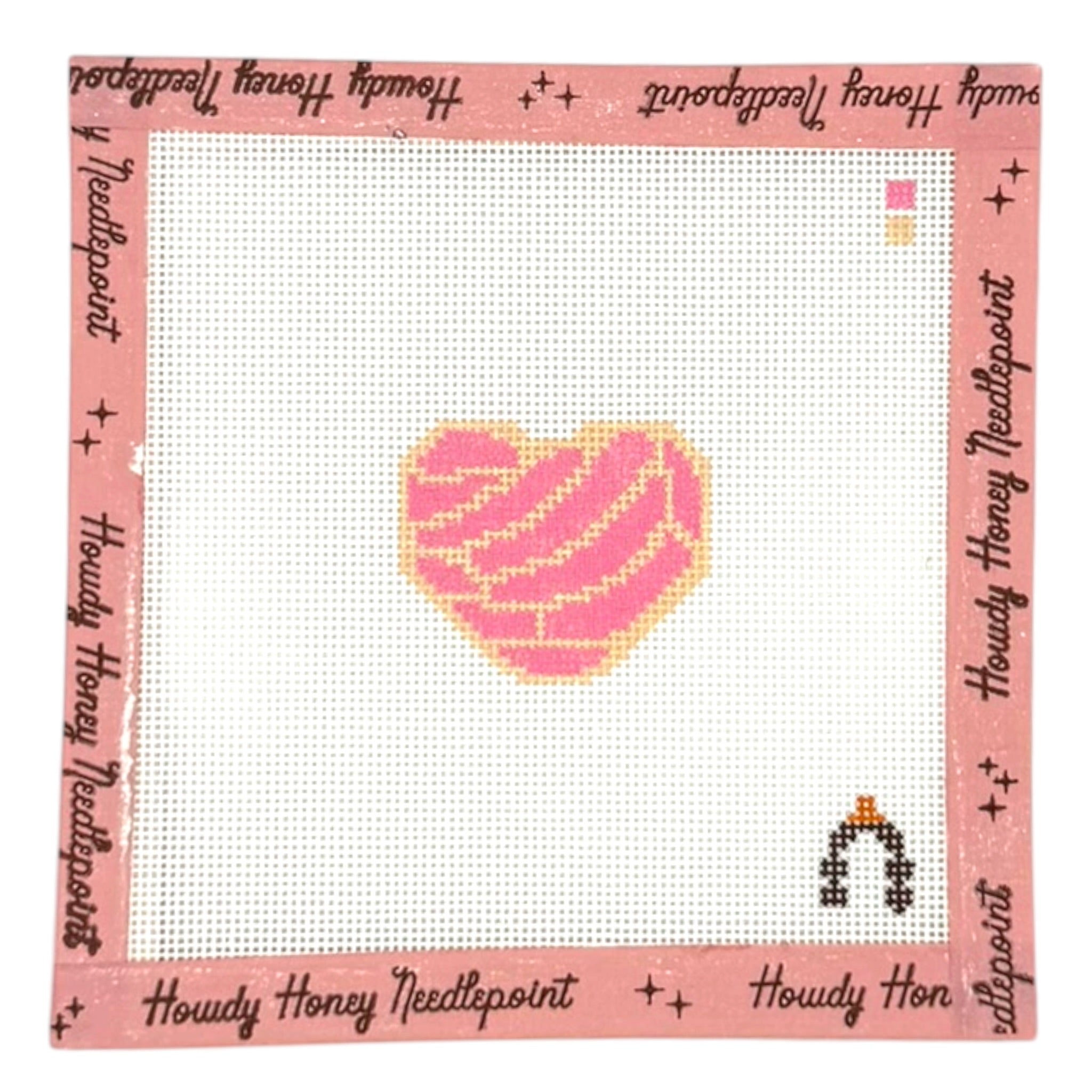 Pink Concha Heart