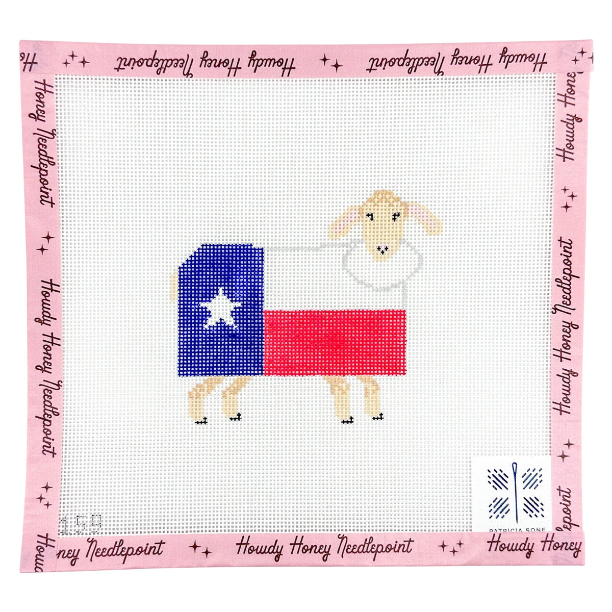 Sheep with Texas Flag