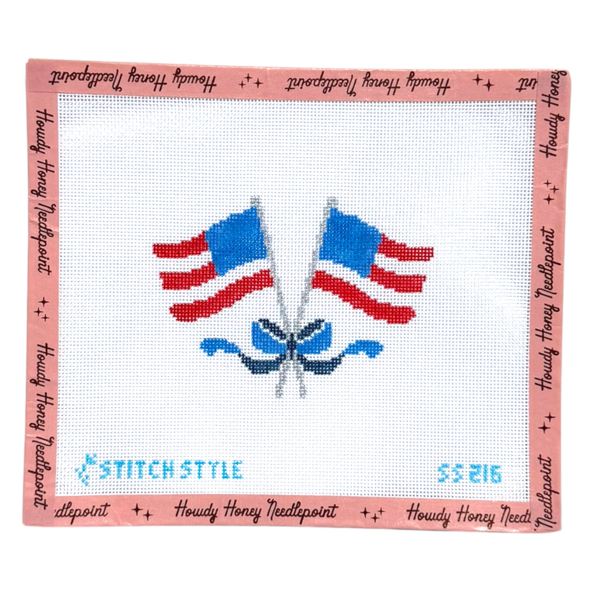 American Flags With Bow