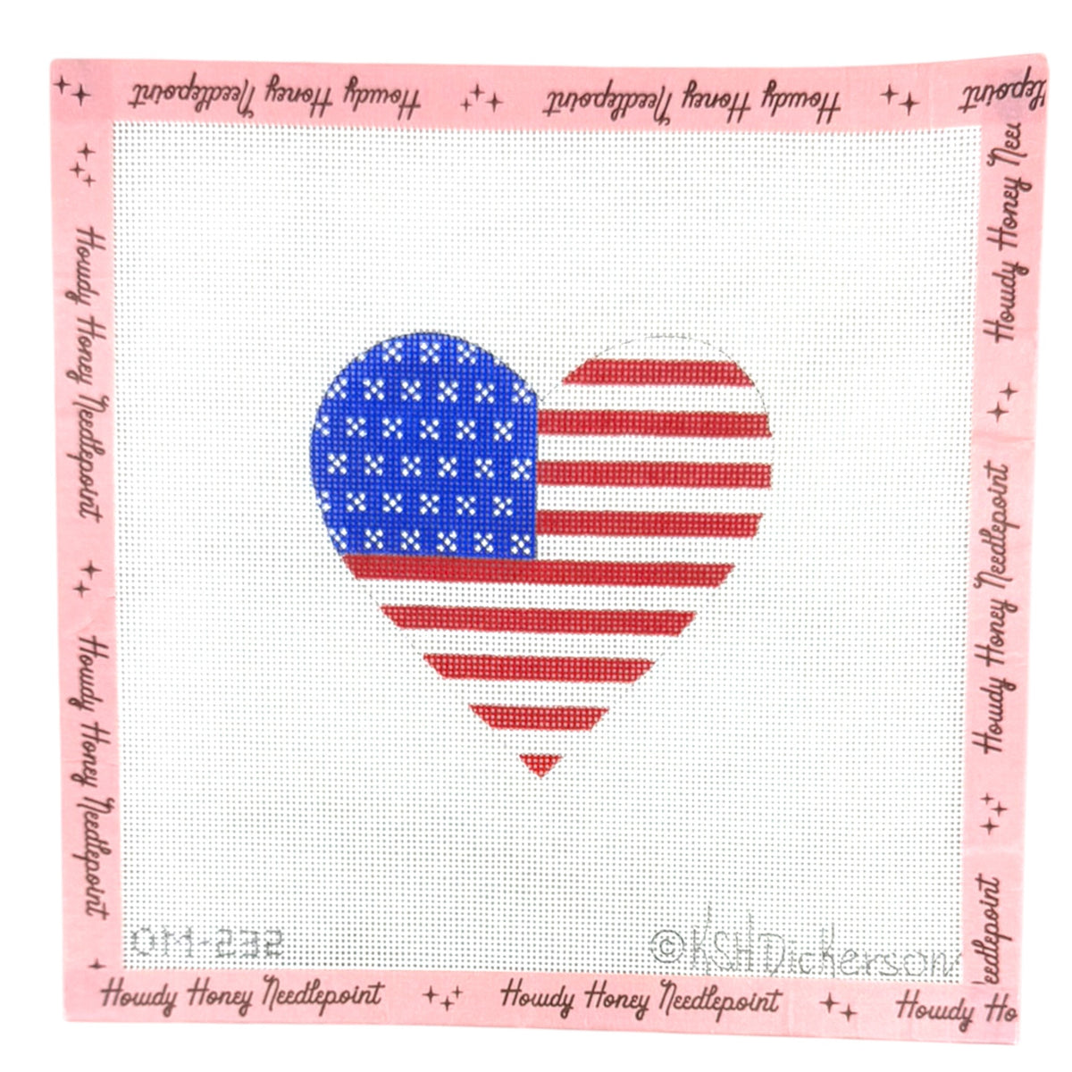 American Flag Heart