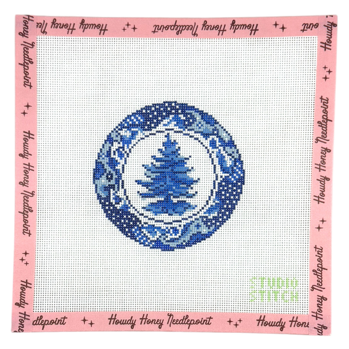 Blue Spode Christmas Tree