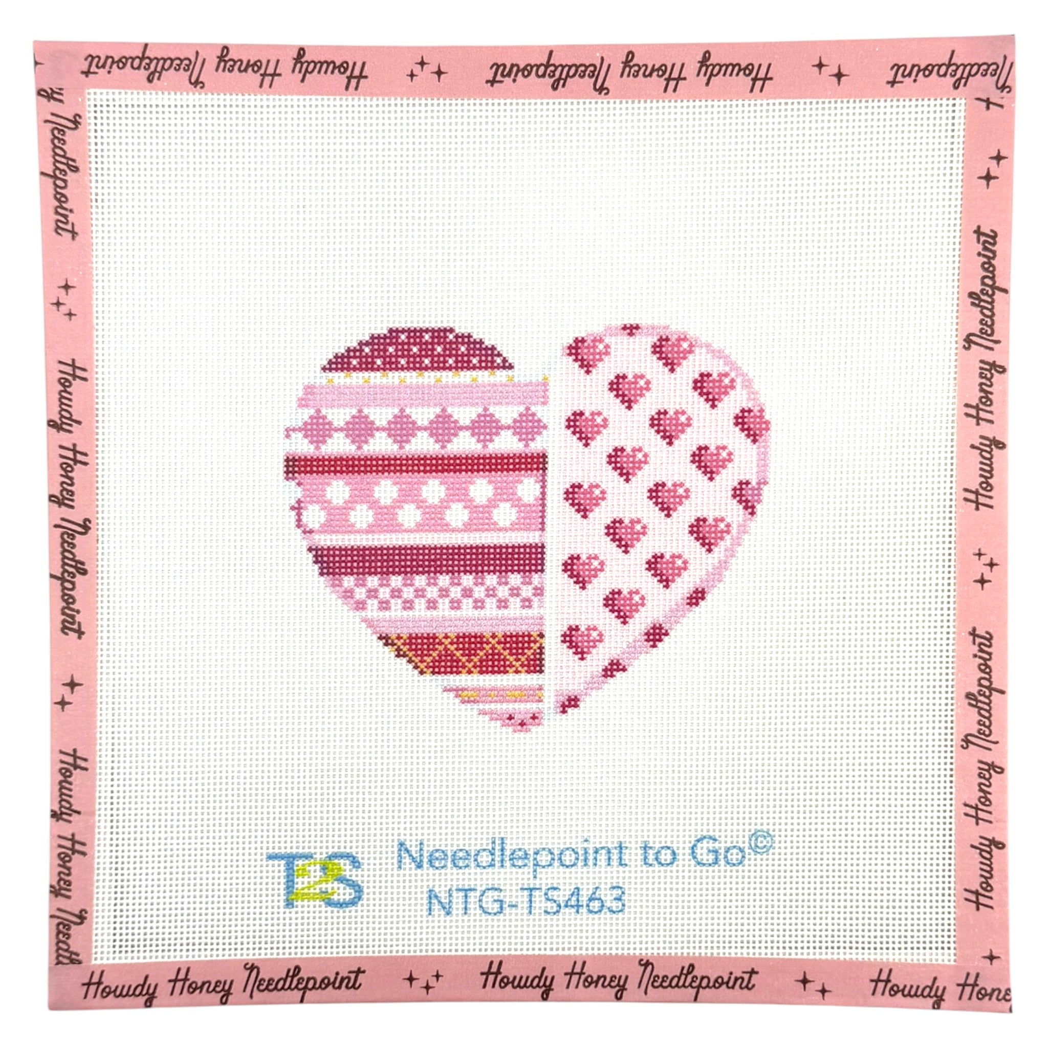 Woven Hearts and Checks Heart