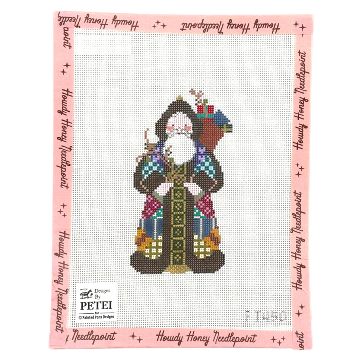 Victorian Quilt Santa