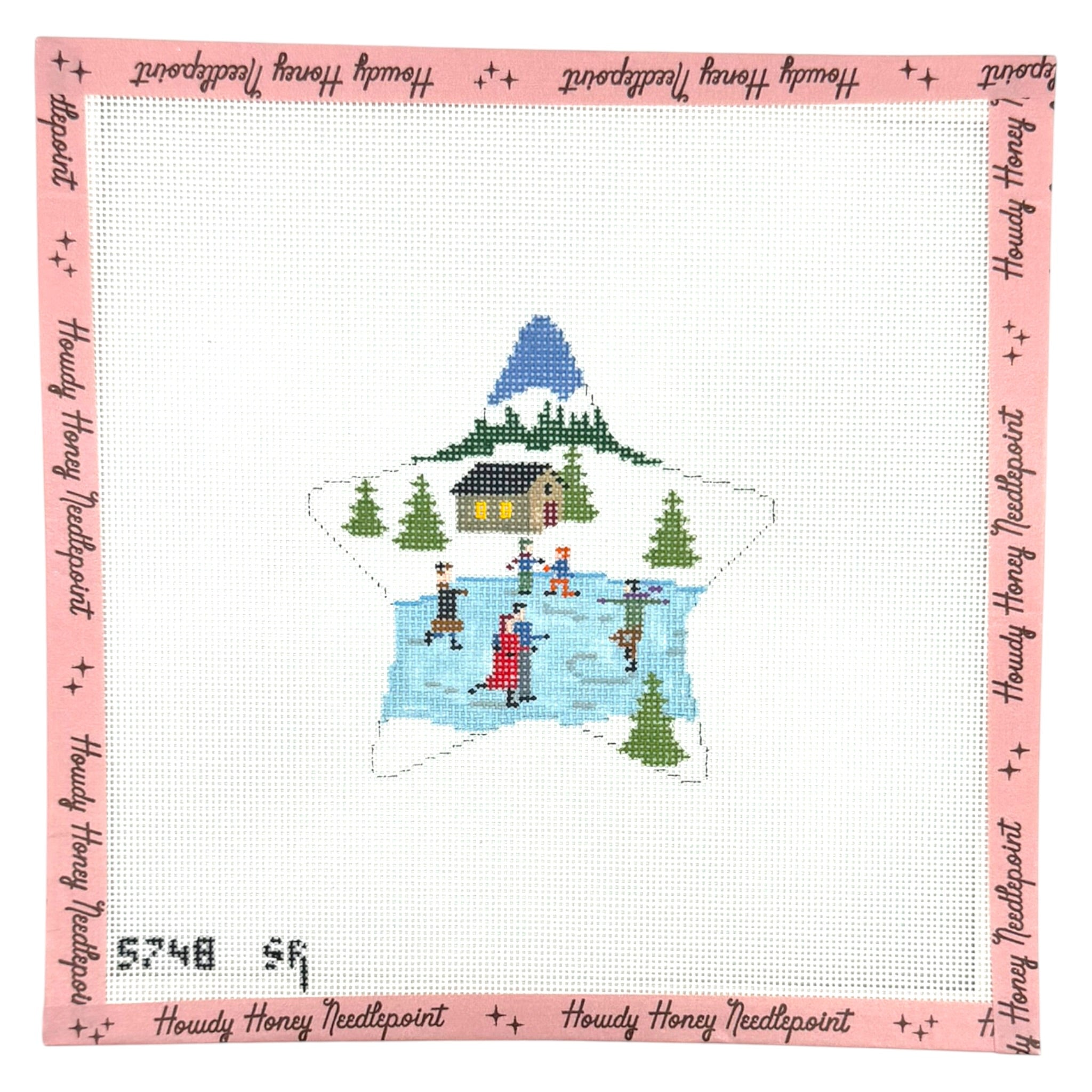 Star Skating Pond Ornament