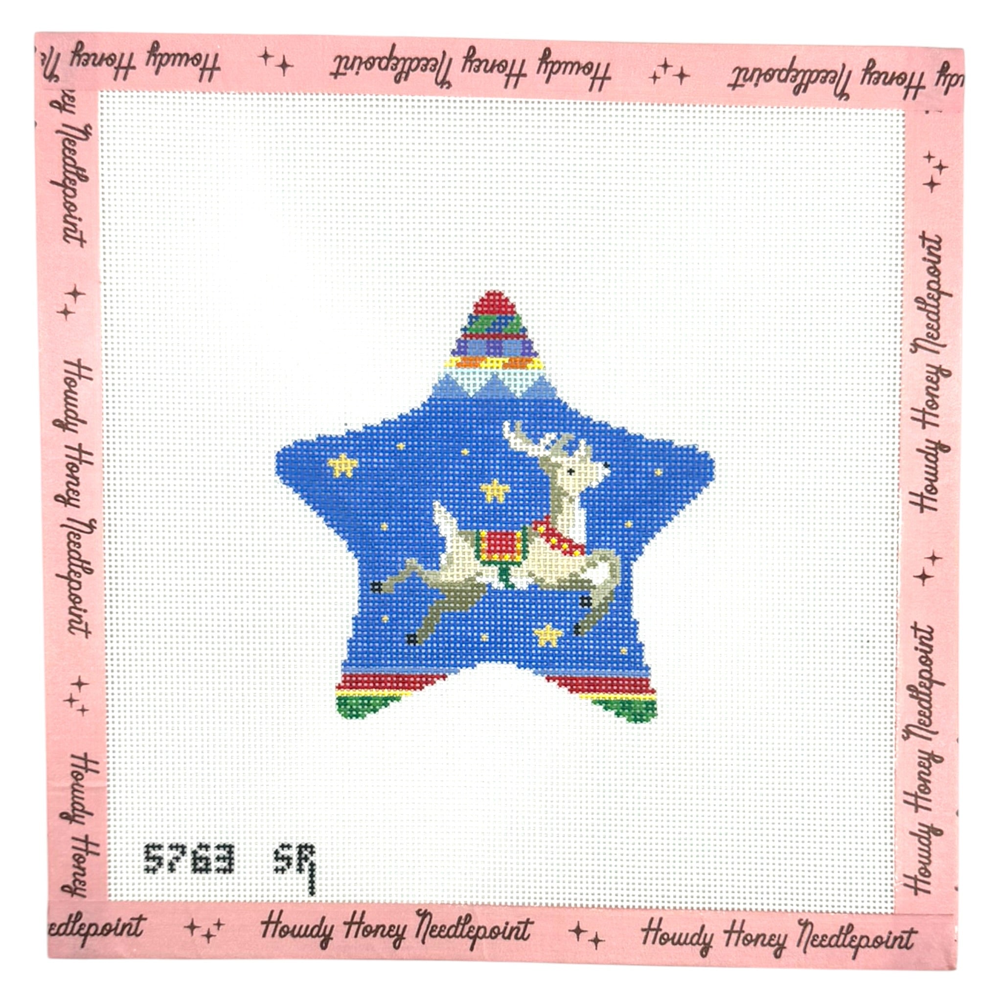 Star Flying Reindeer Ornament