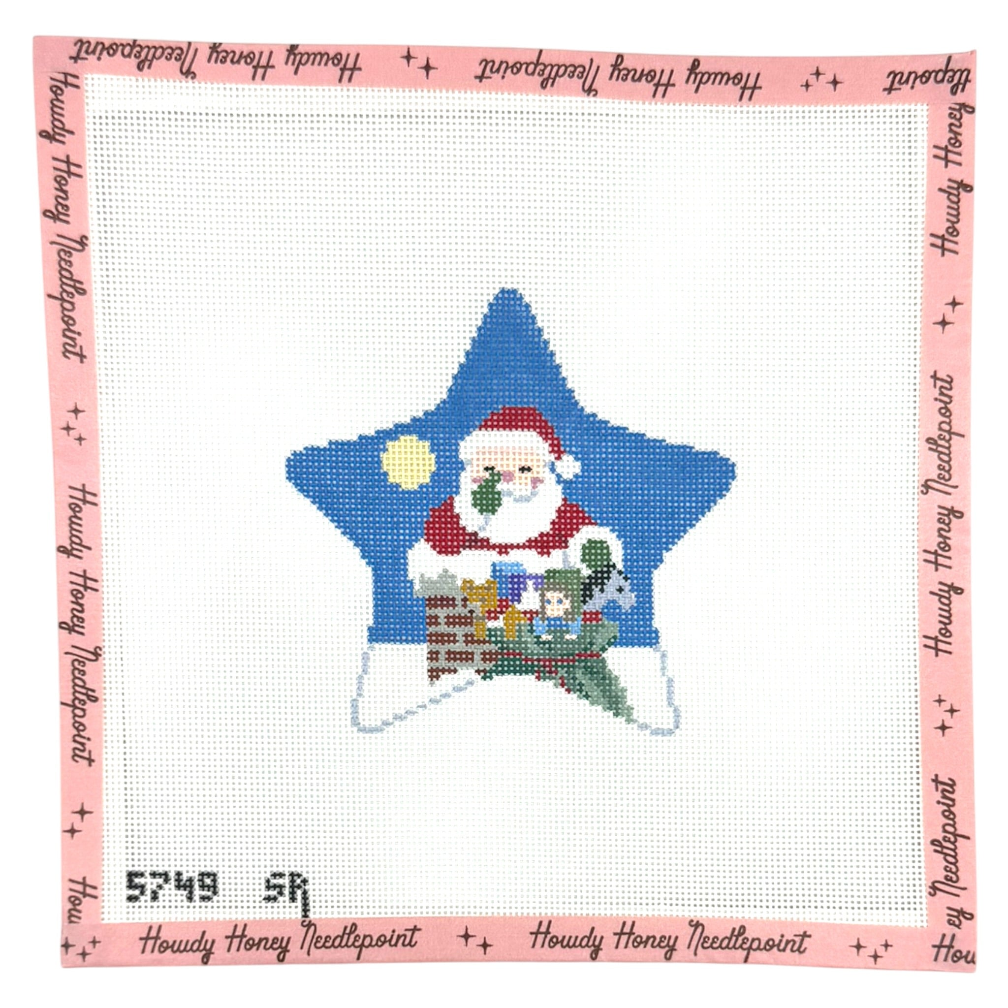 Star Santa Chimney Ornament