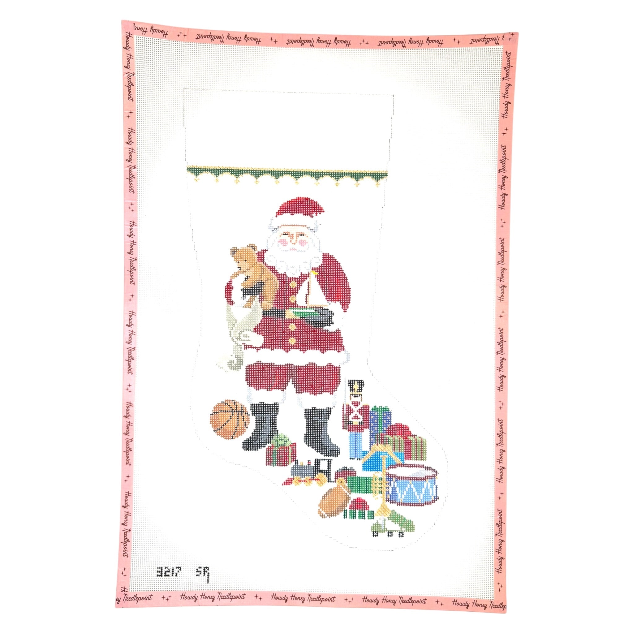 Santa w/ Toys Stocking