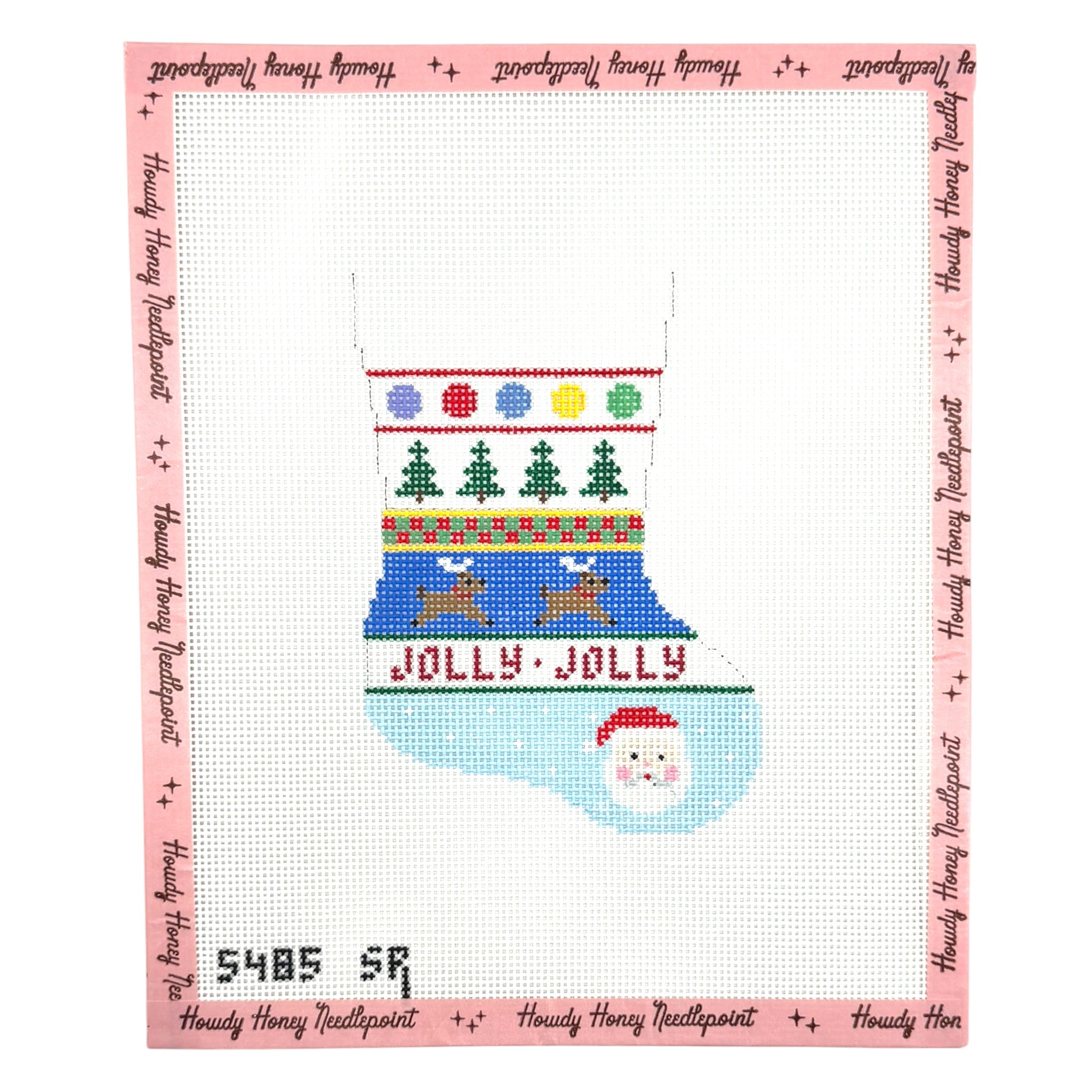Jolly Stripe Mini Stocking
