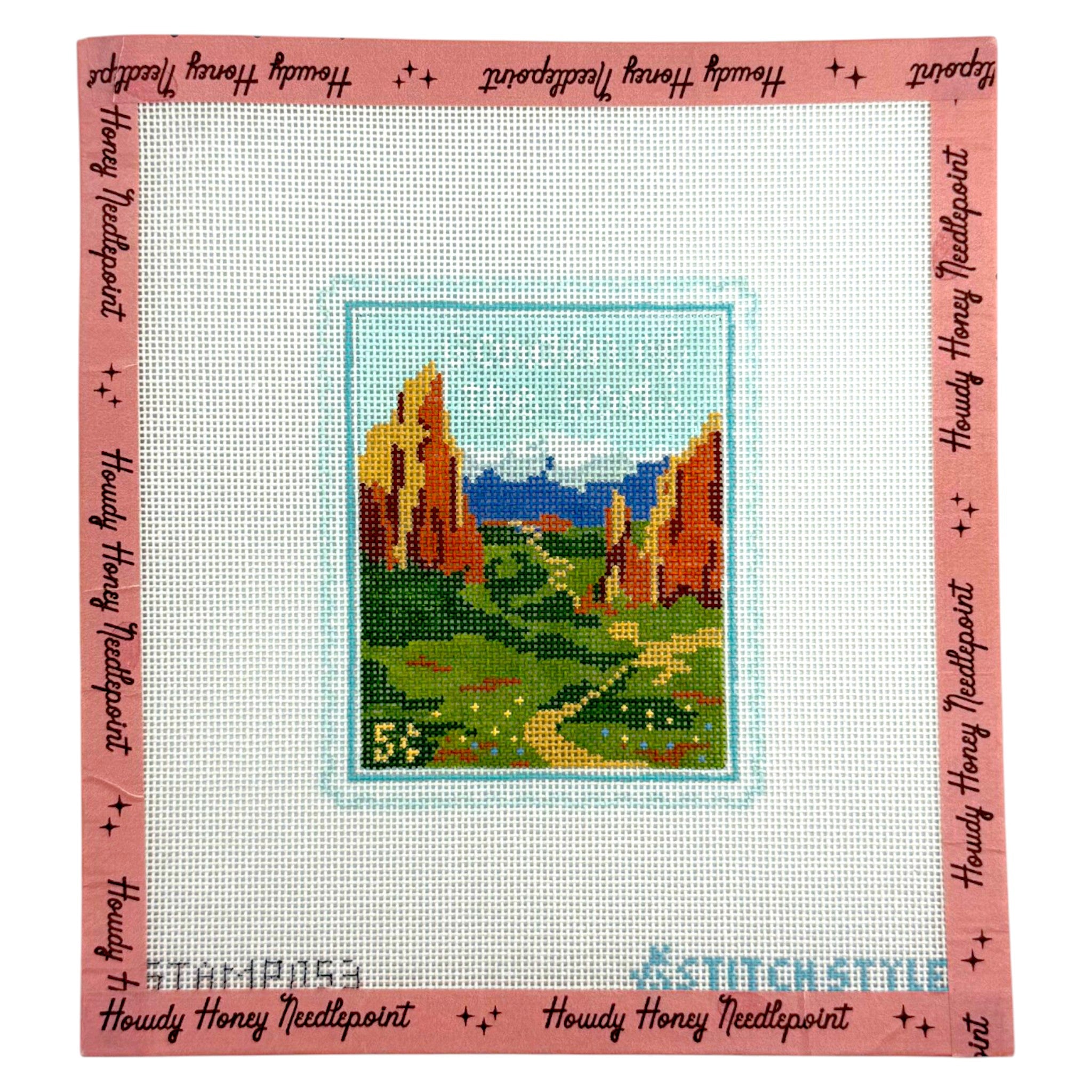 Garden of the Gods Travel Stamp