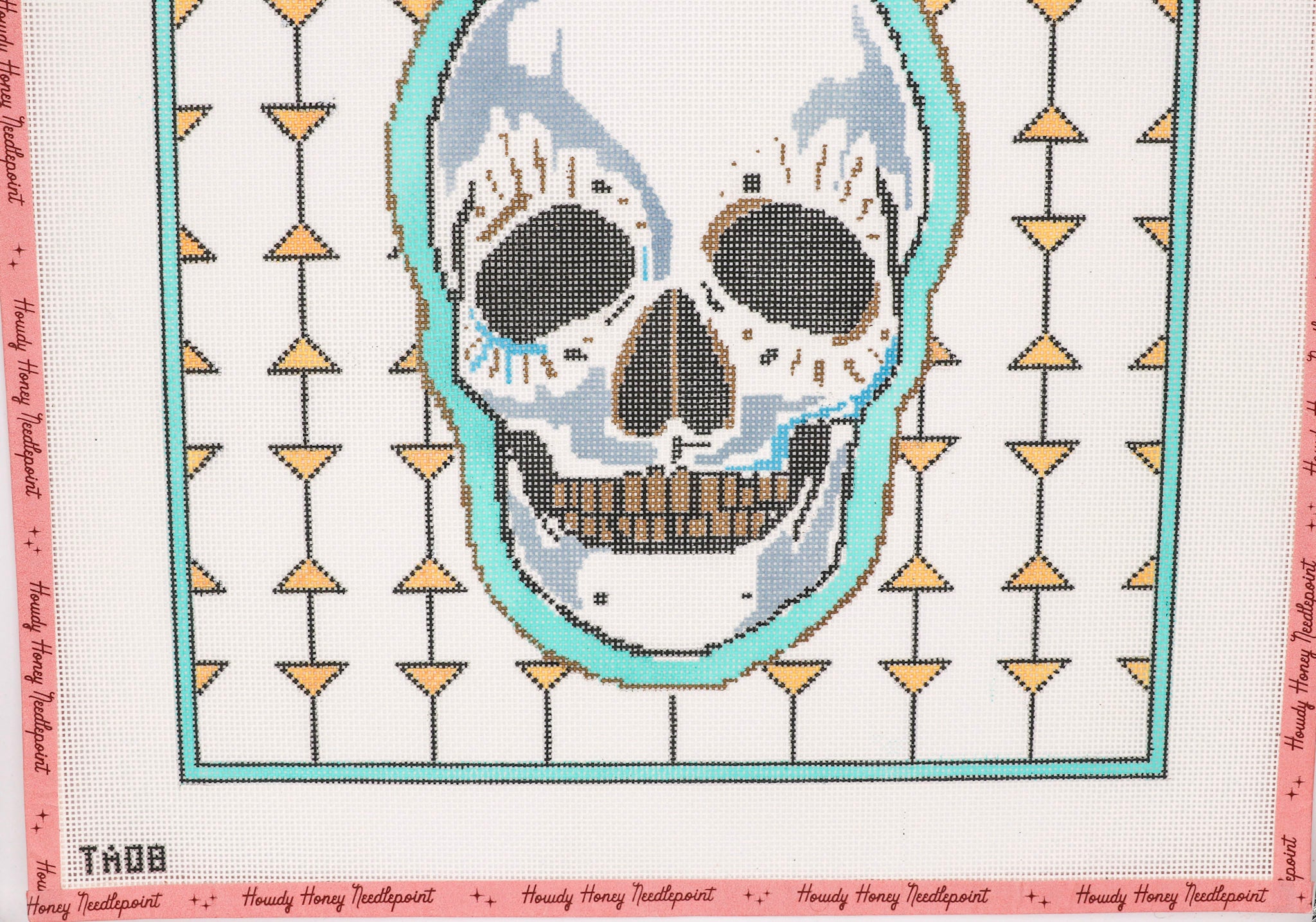 Teal Sugar Skull