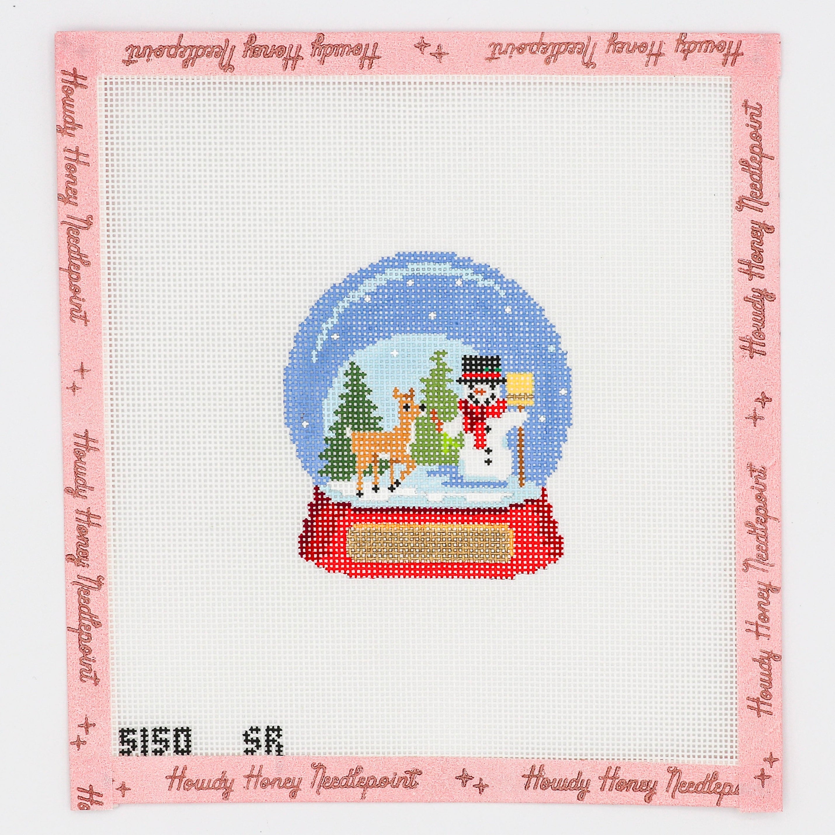 Snowman with Reindeer Snow Globe