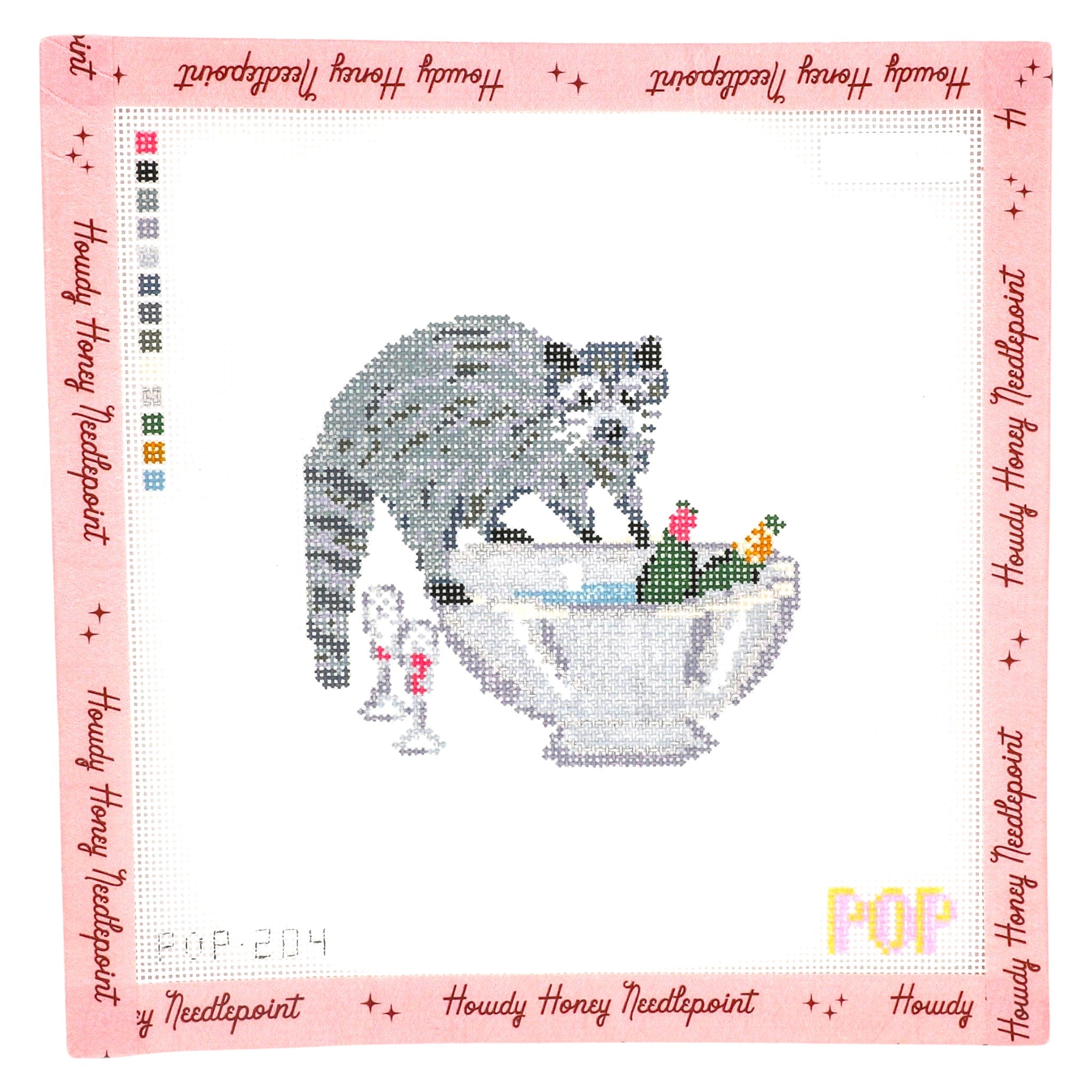 Raccoon in the Champagne Bowl