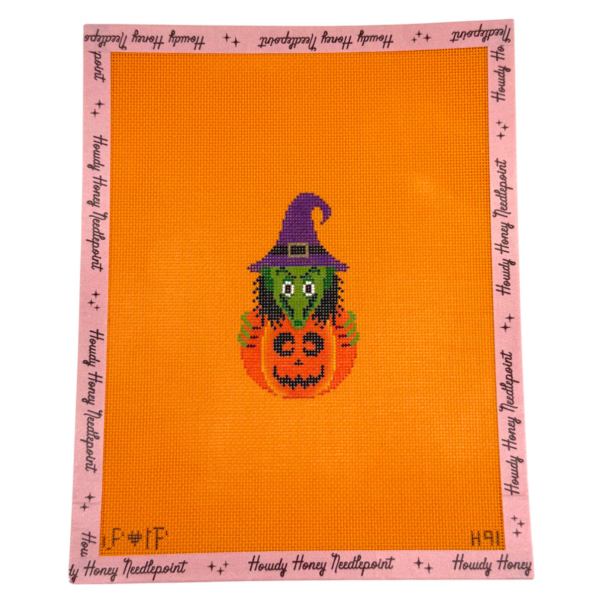 Witch and Jack-O-Lantern