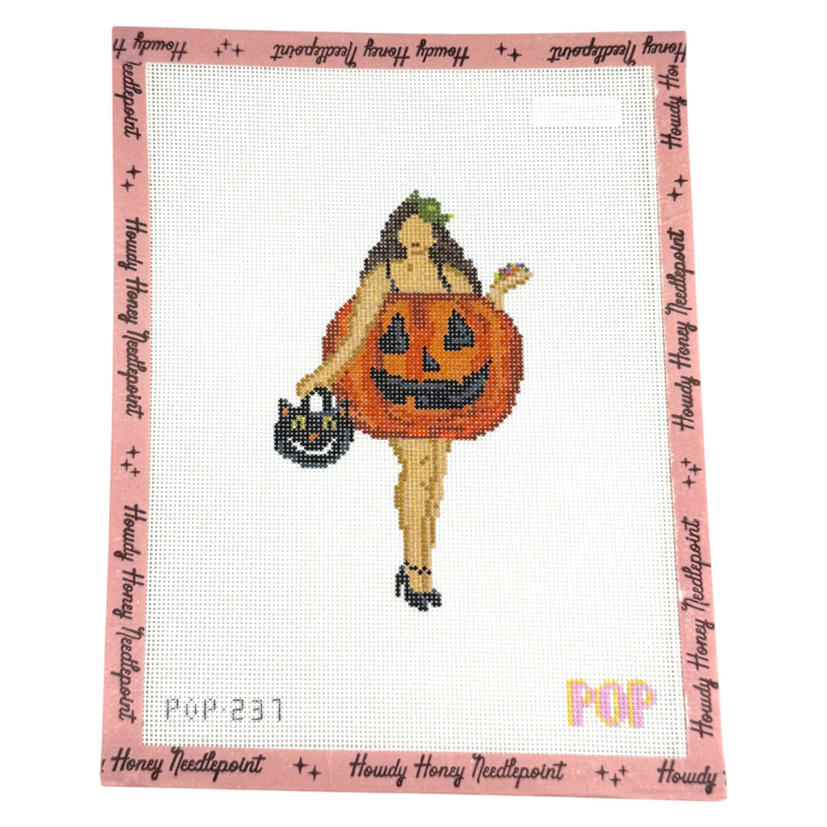 Pumpkin Pail Lady
