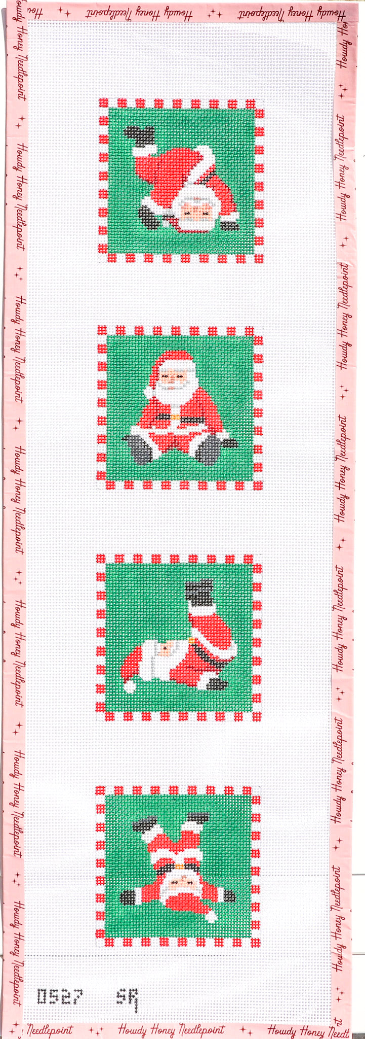 Tumbling Santa Coaster Set