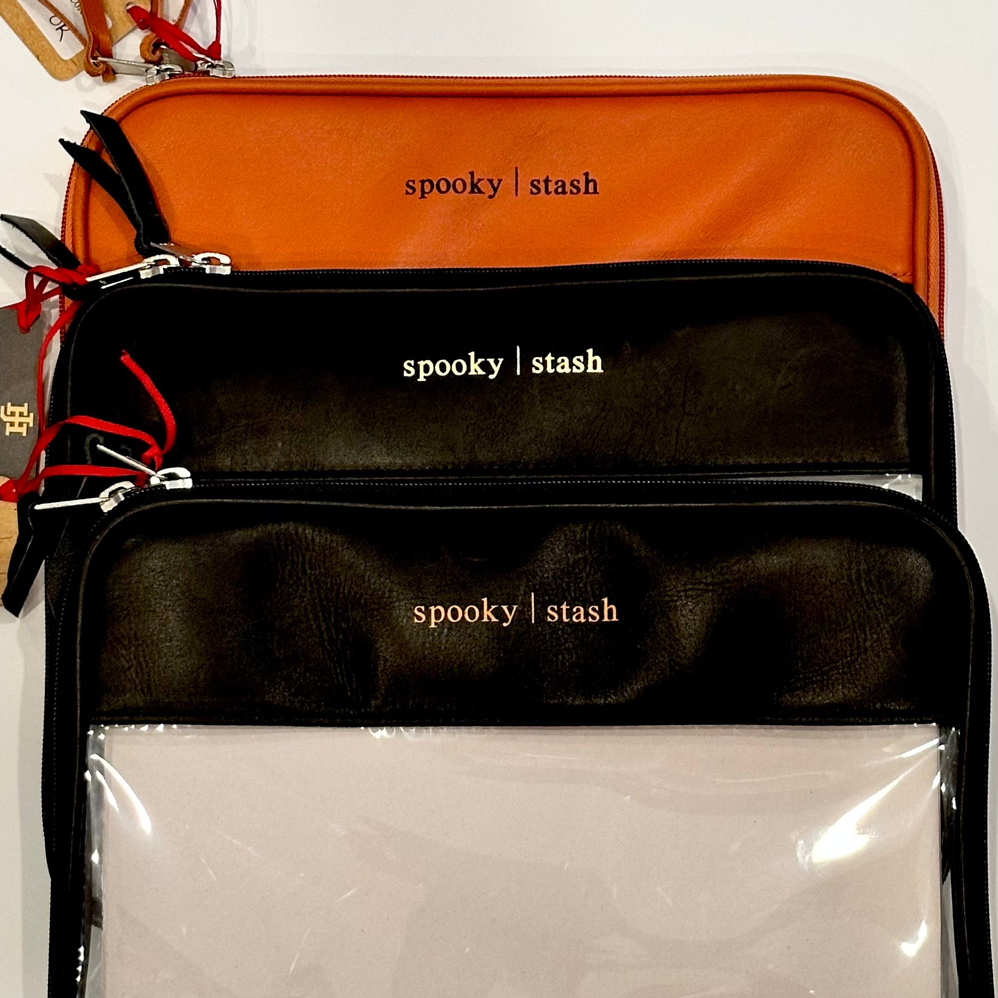 Leather Folio + spooky|stash prestamp