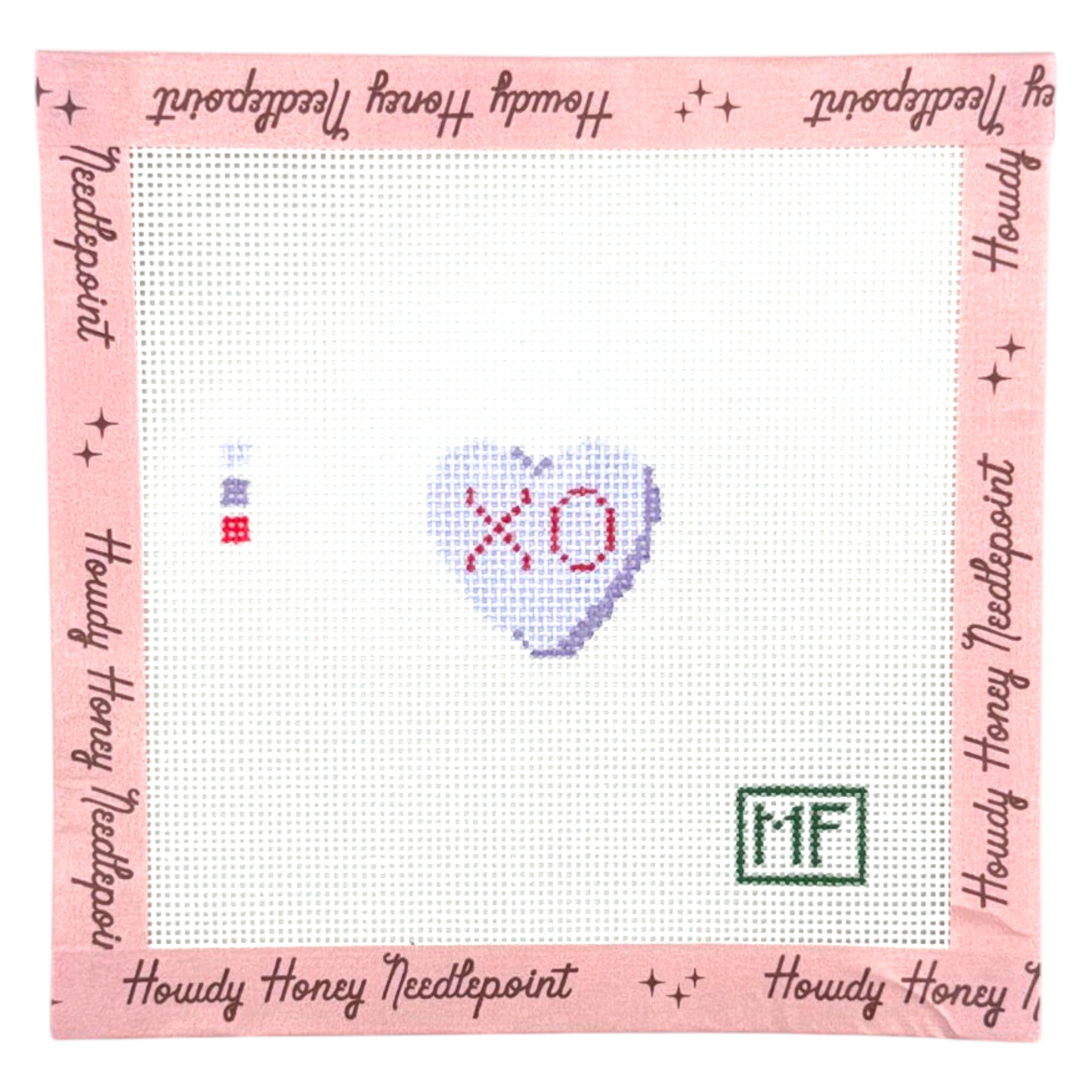 Lavender XO Heart Mini