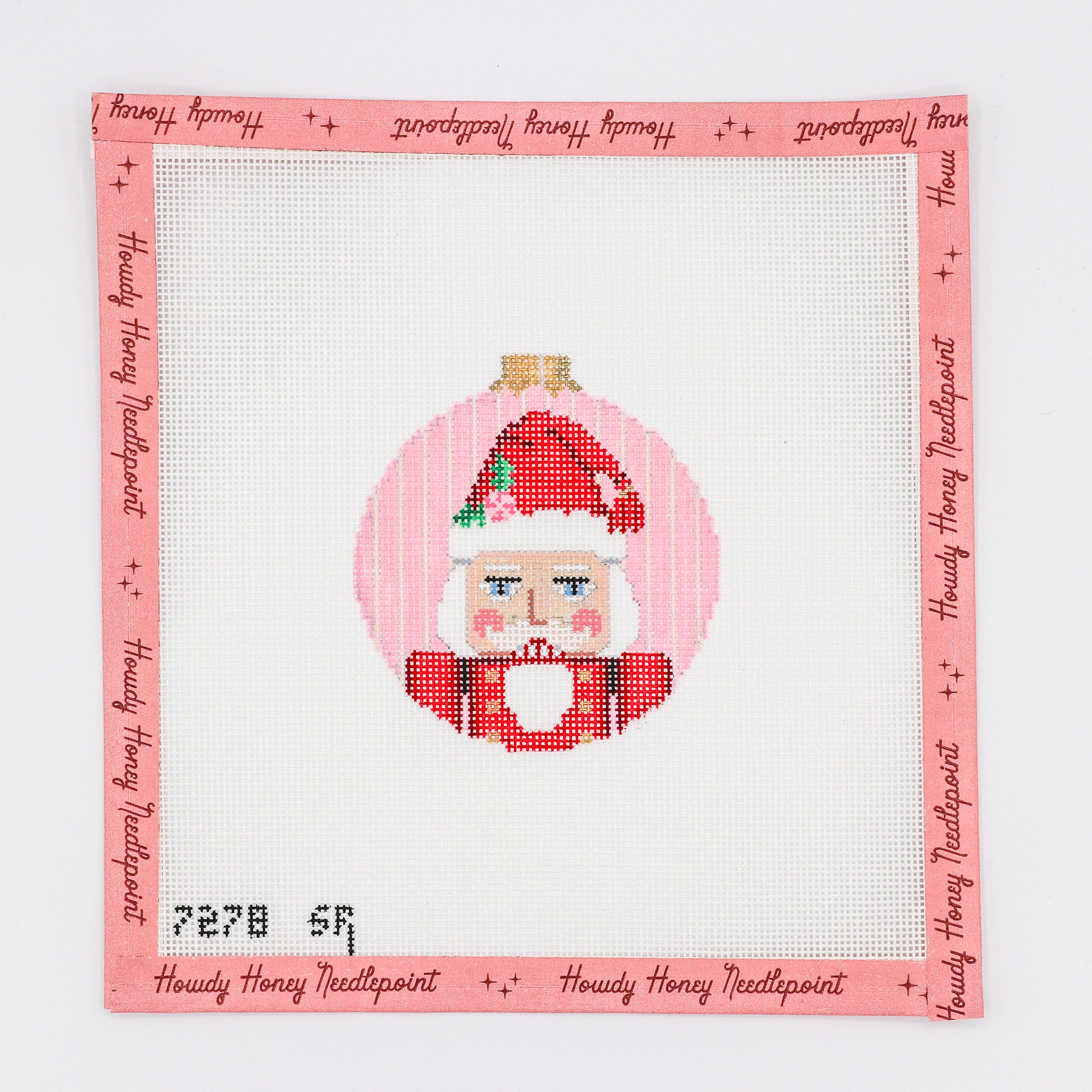 Candy Santa Nutcracker Round