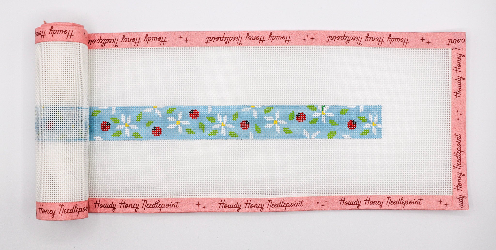 Ladybugs & Flowers Hat Band