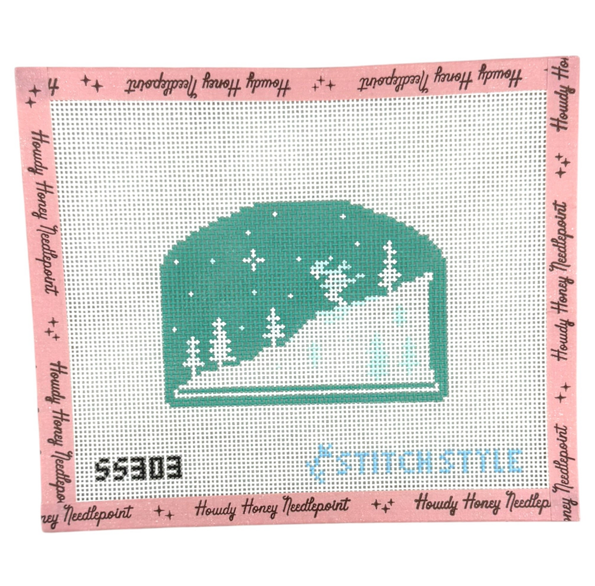 Mint Green Winter Silhouettes