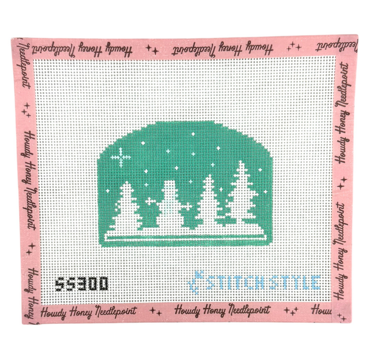 Mint Green Winter Silhouettes