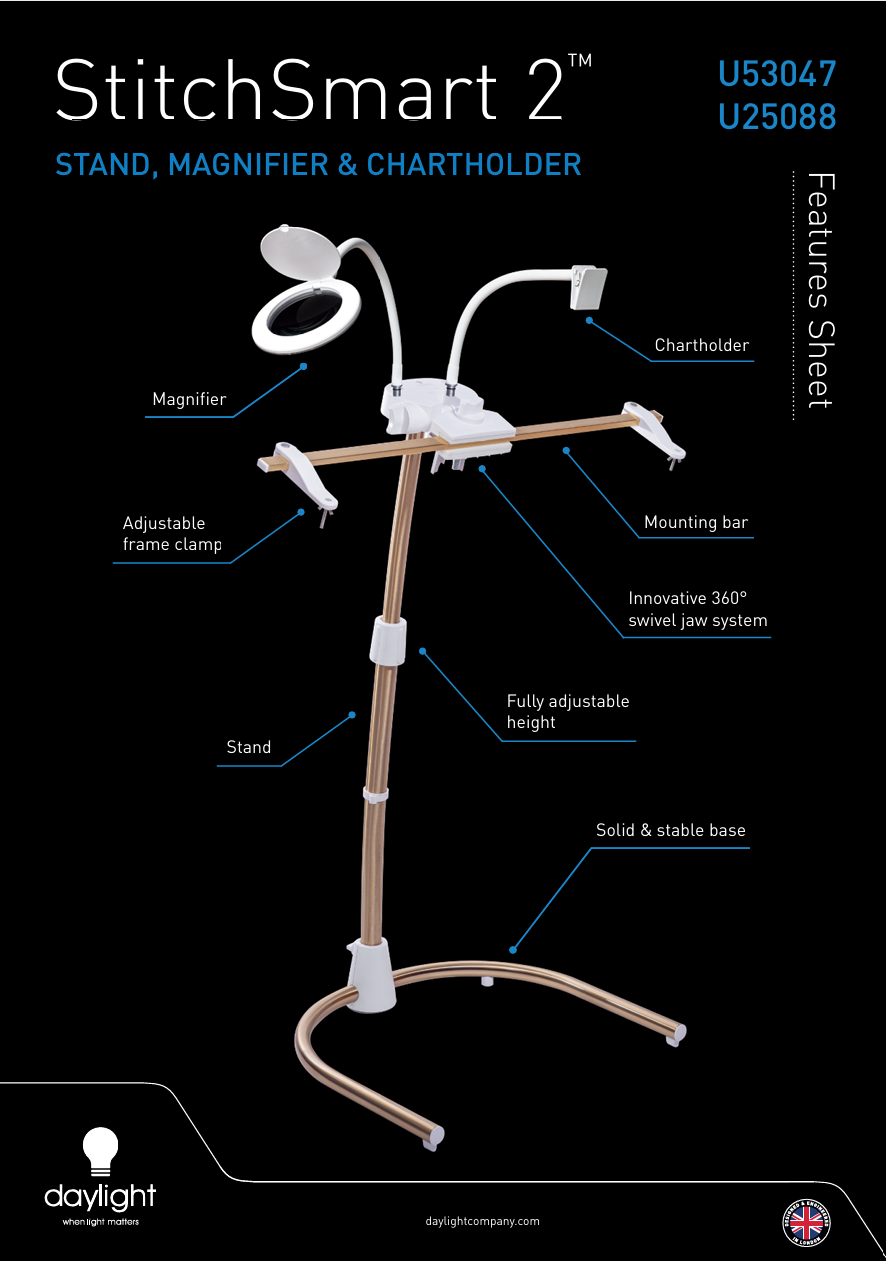 StitchSmart 2 Magnifier & Chartholder