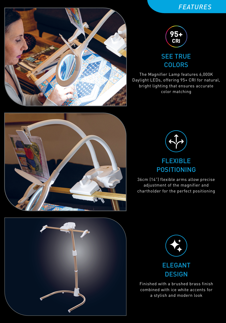 StitchSmart 2 Magnifier & Chartholder