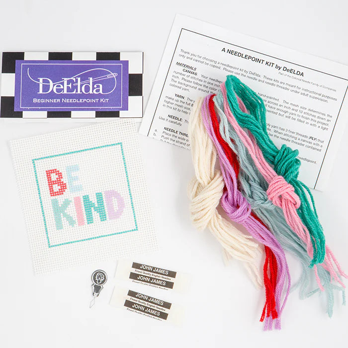 DeElda Beginner Needlepoint Kits