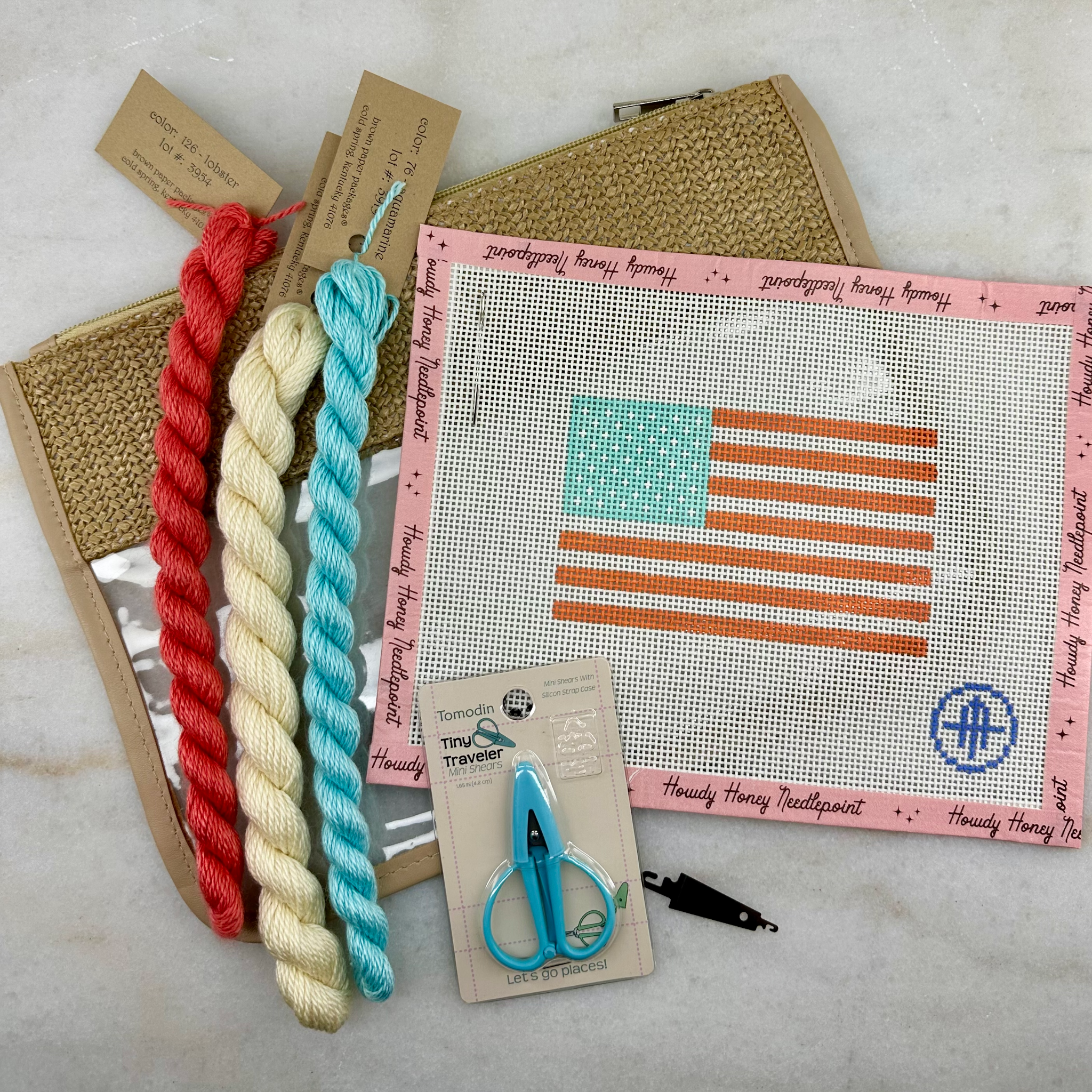 Class - Background Stitches (American Flag)