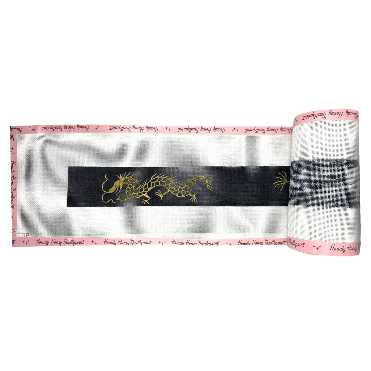 Black and Gold Dragon Strap