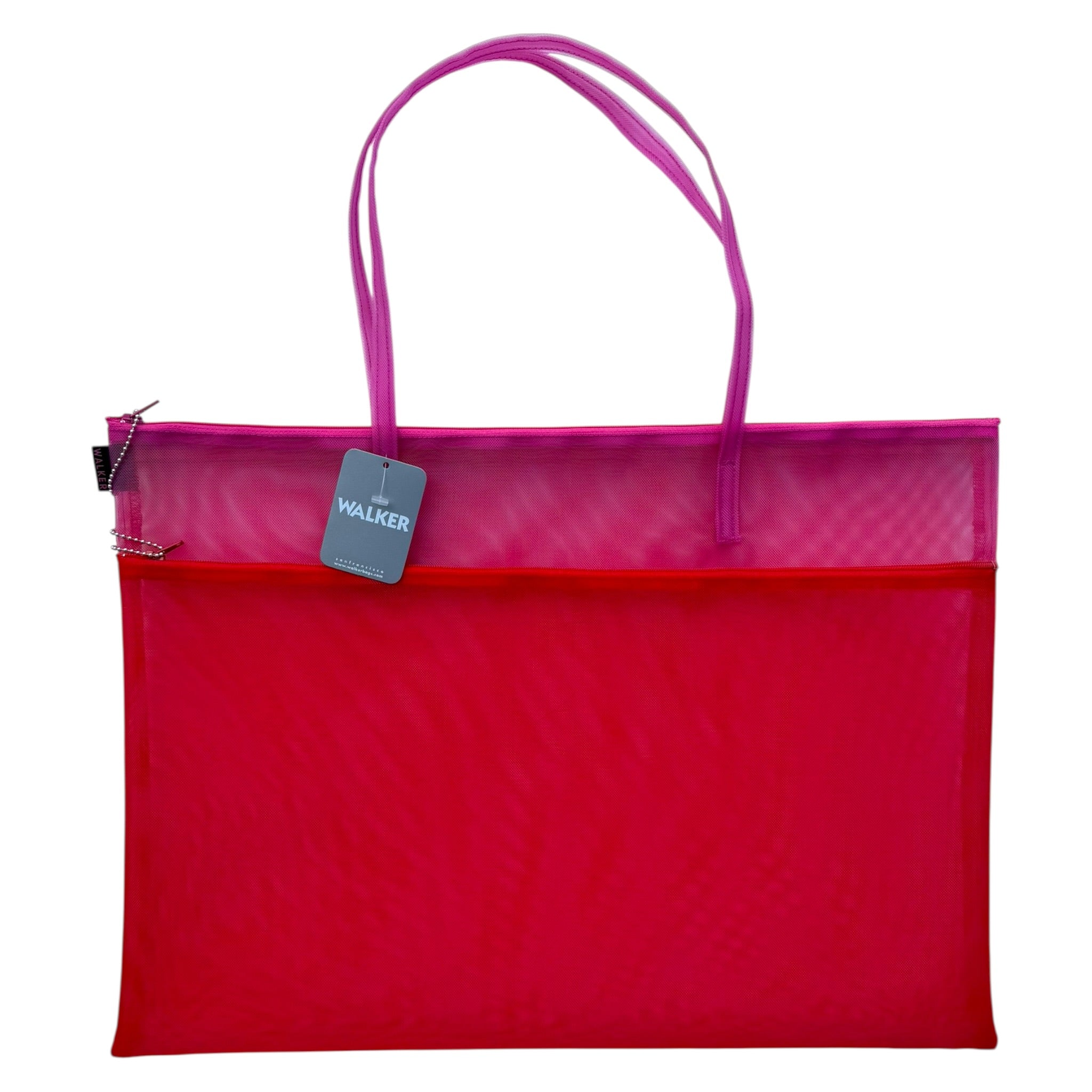 Double Zip Mesh Bag with Handles