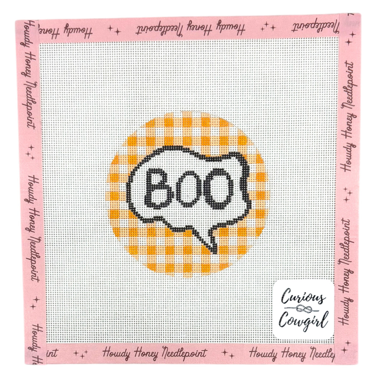 Boo on Gingham