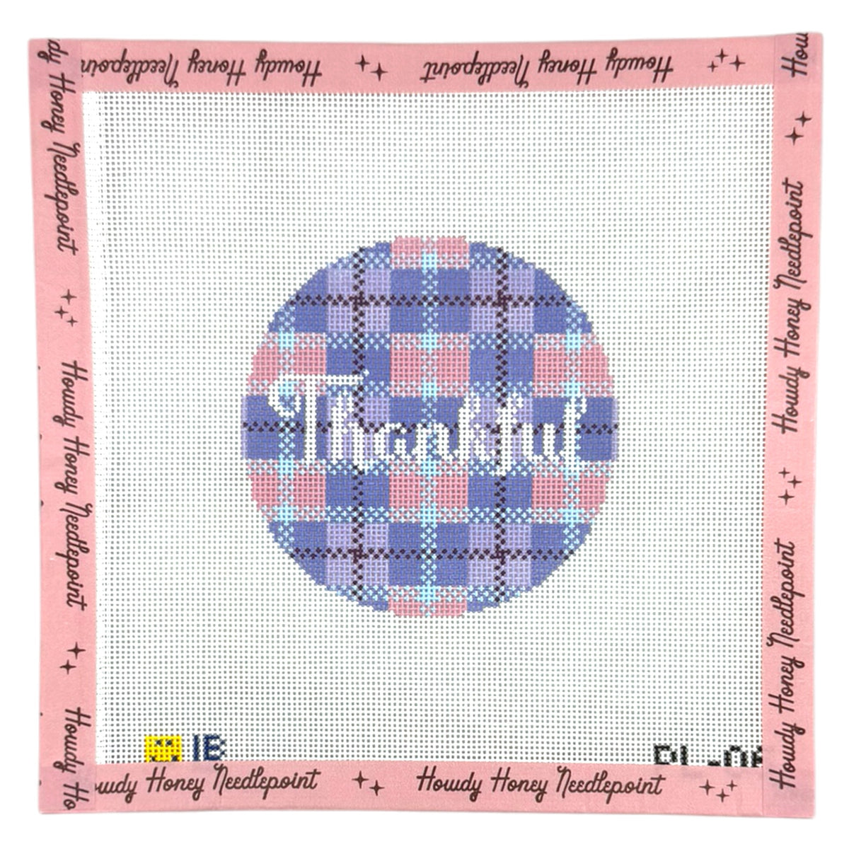Thankful Plaid Round - Spring Colors