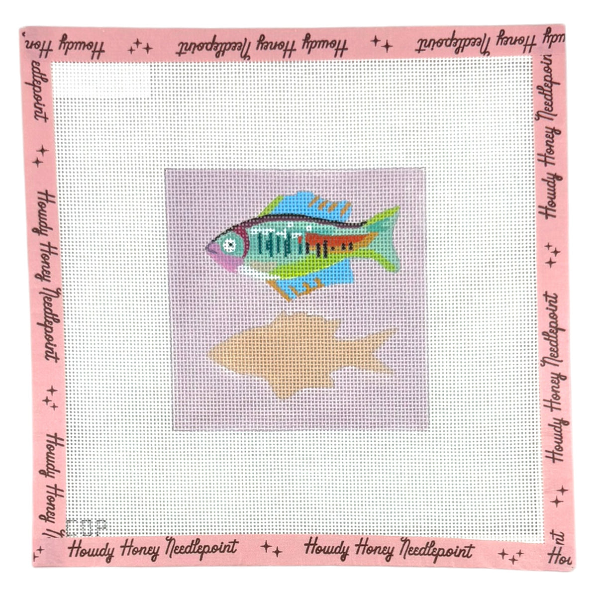 Blue Fish Coaster