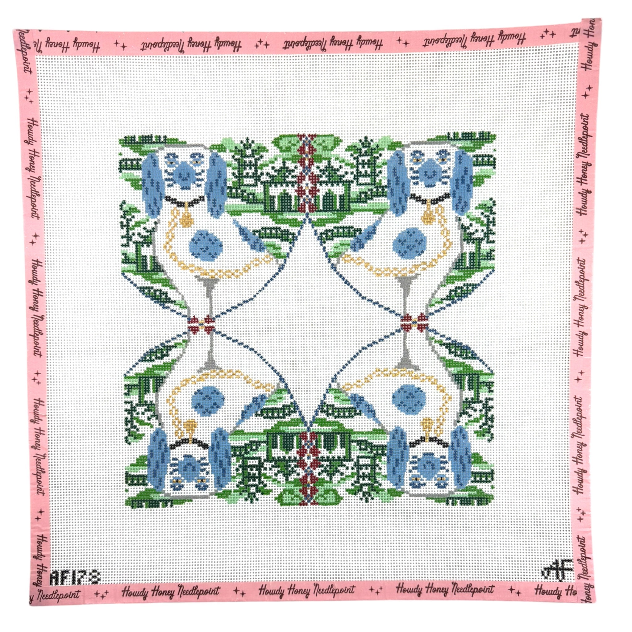 Chinoiserie Dog Tray Insert