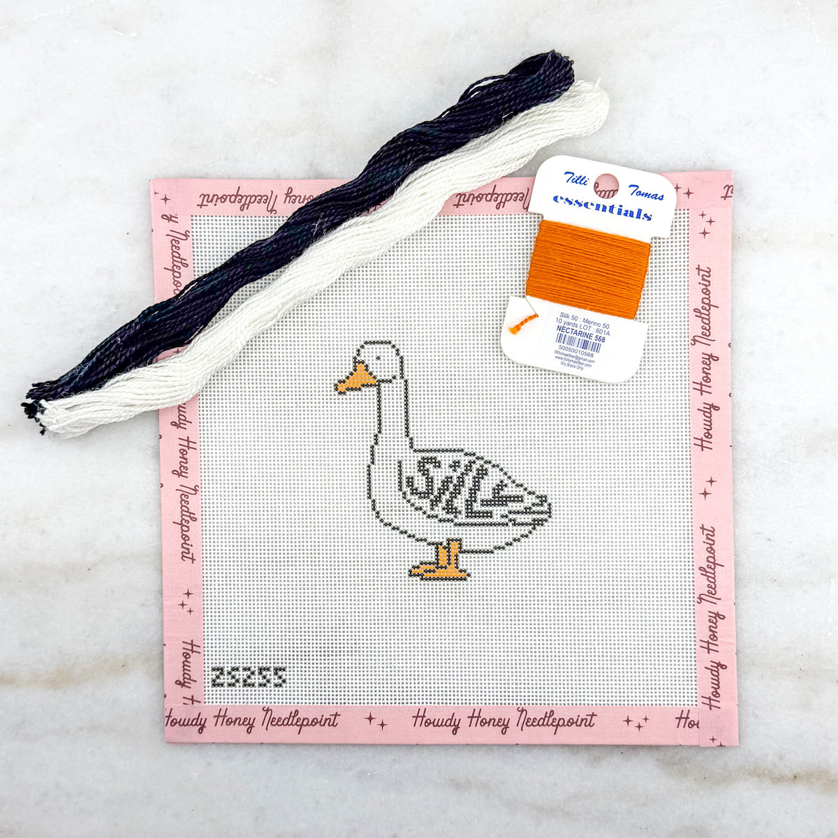 Silly Goose Kit – Howdy Honey Needlepoint