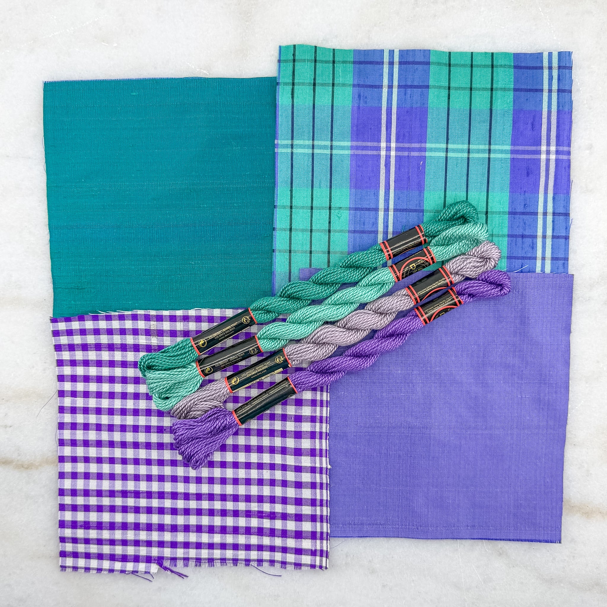 Silk Fabric & Cording Bundle