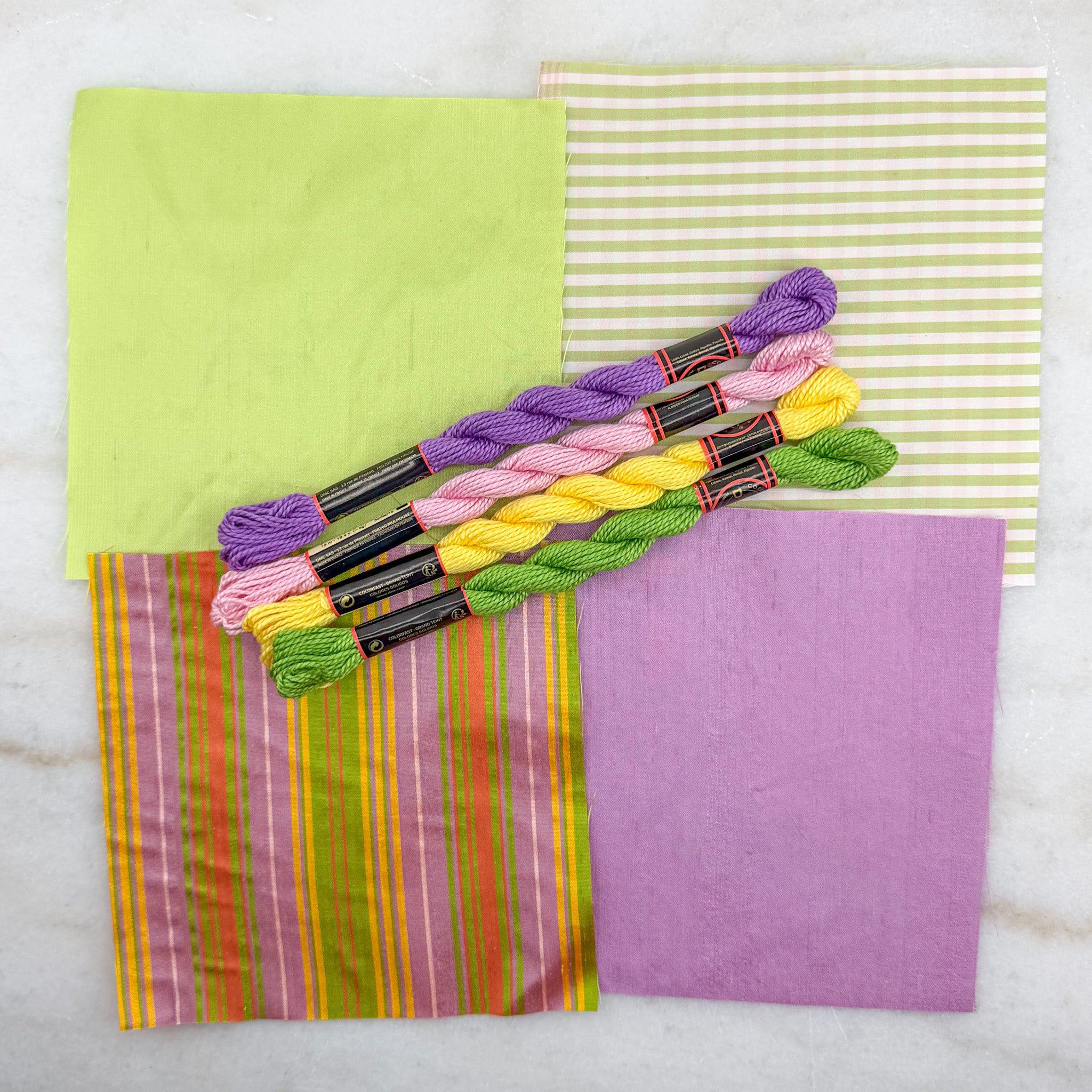 Silk Fabric & Cording Bundle