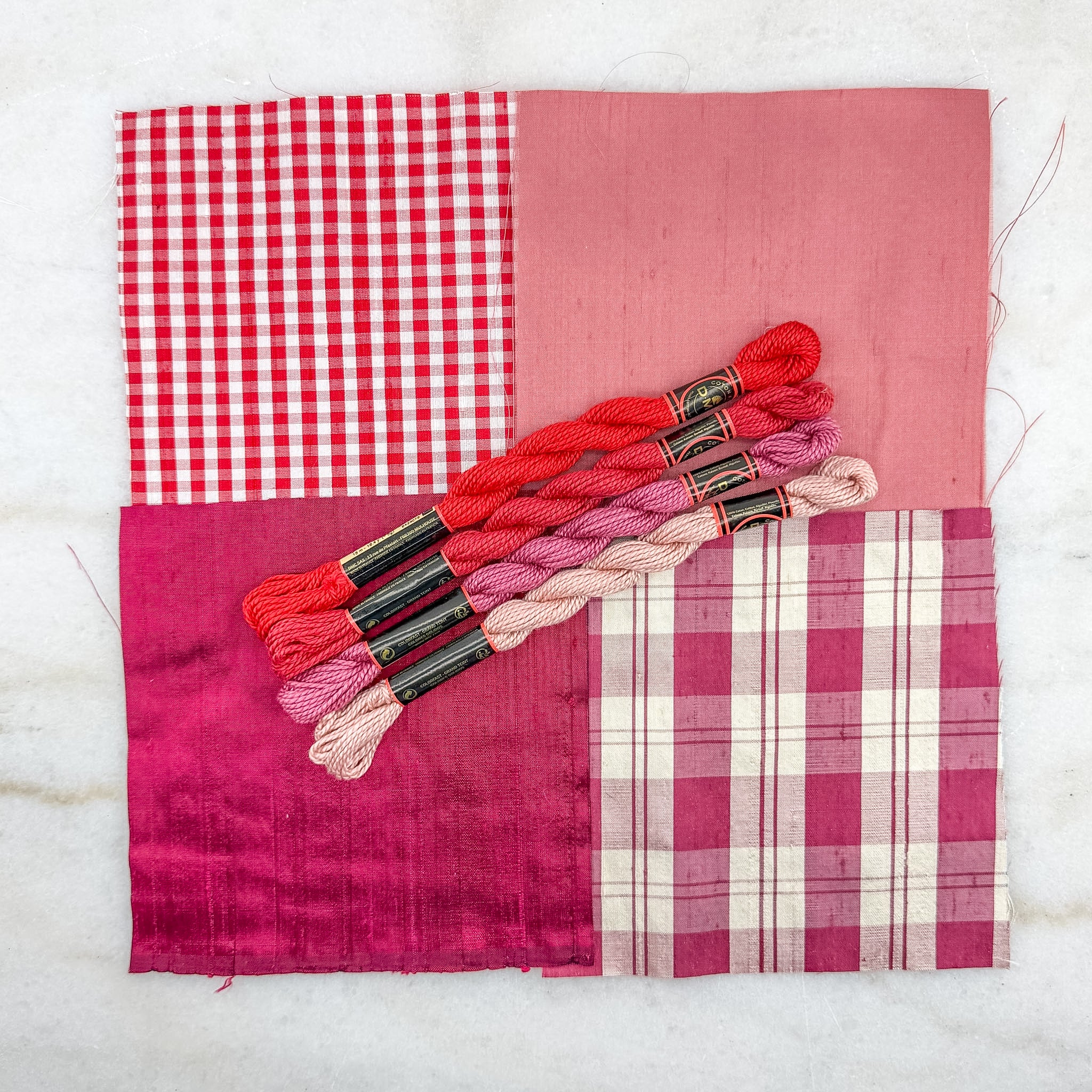 Silk Fabric & Cording Bundle