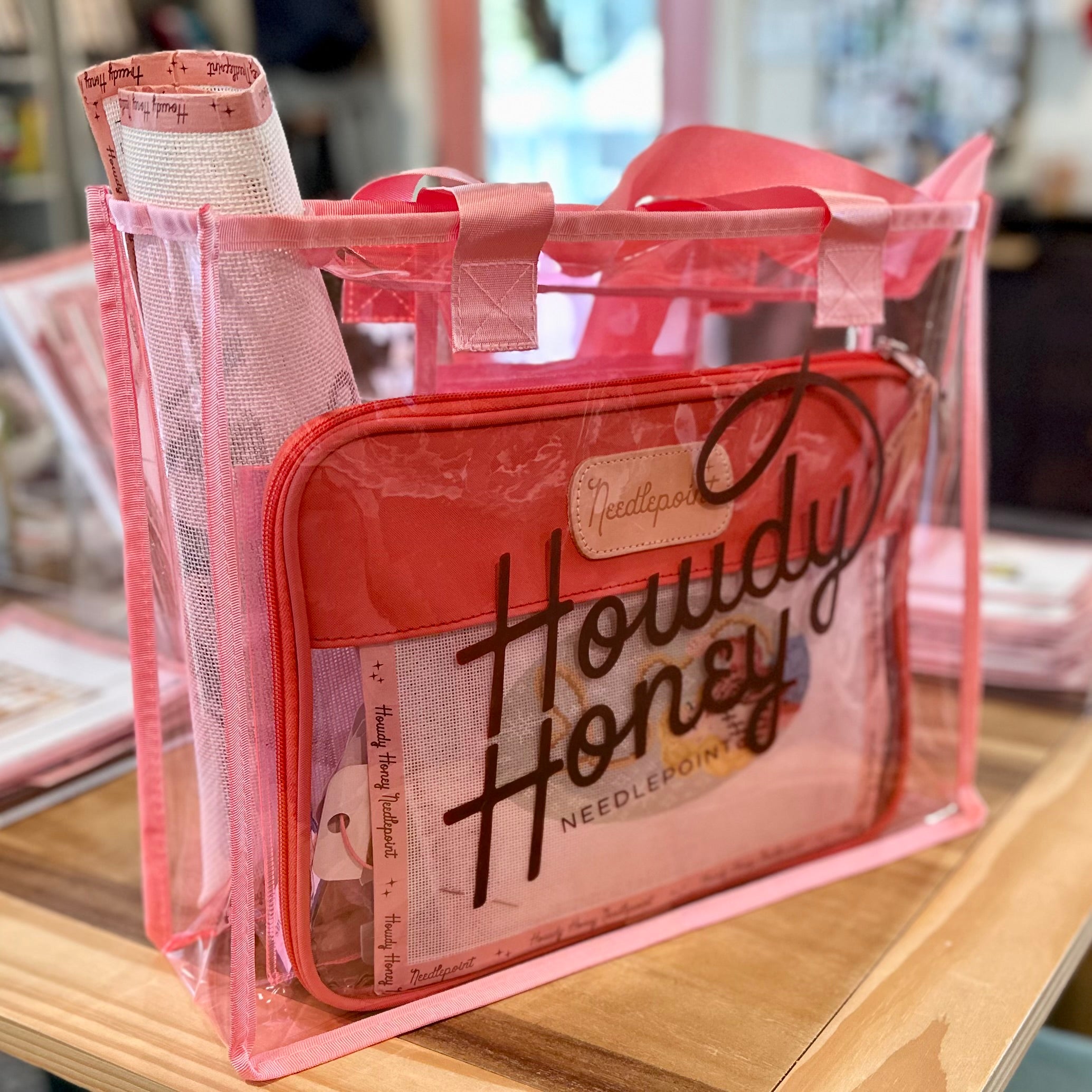 小物入れ honey-T Howdy Honey Project Tote – Howdy Honey Needlepoint