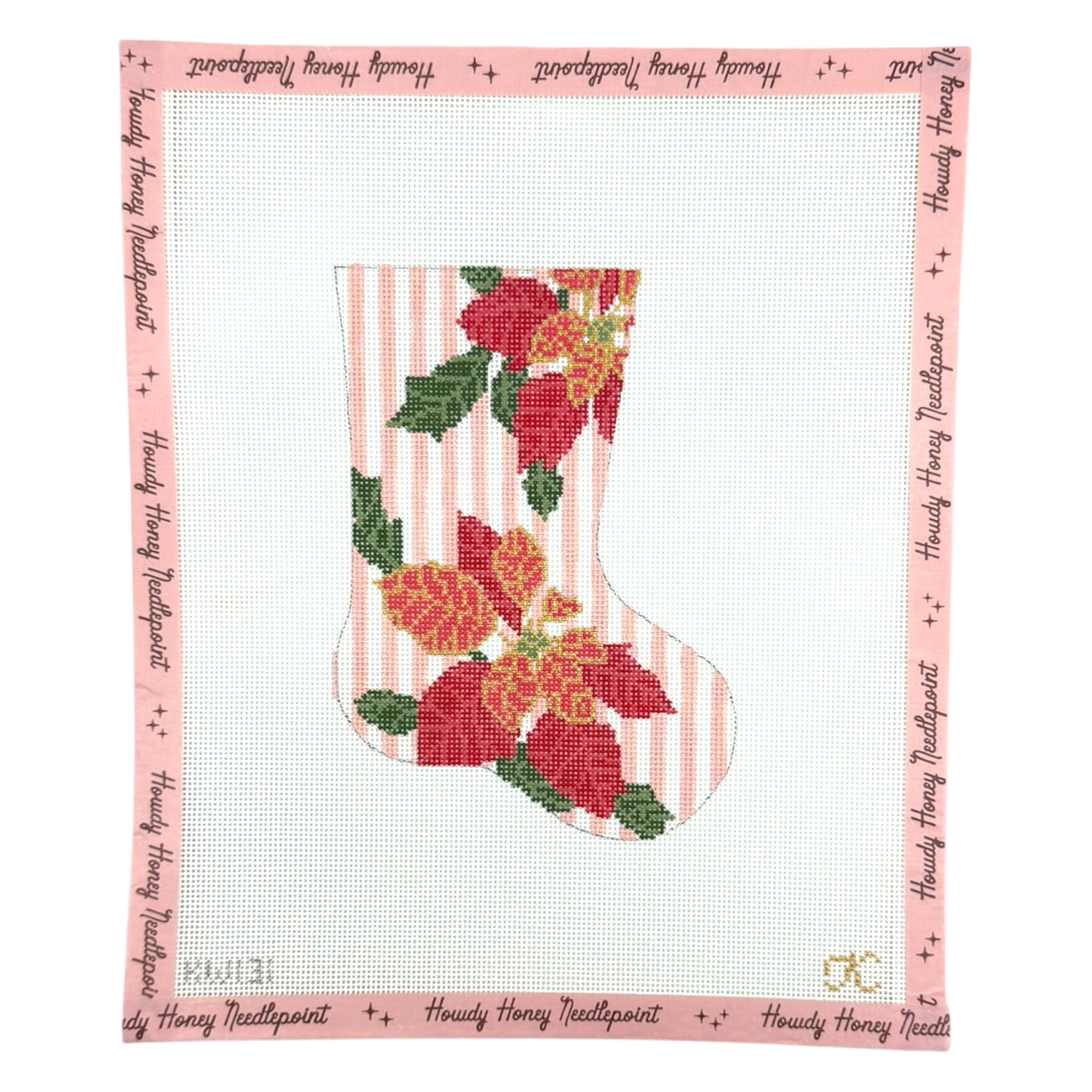 Poinsettia Mini Stocking