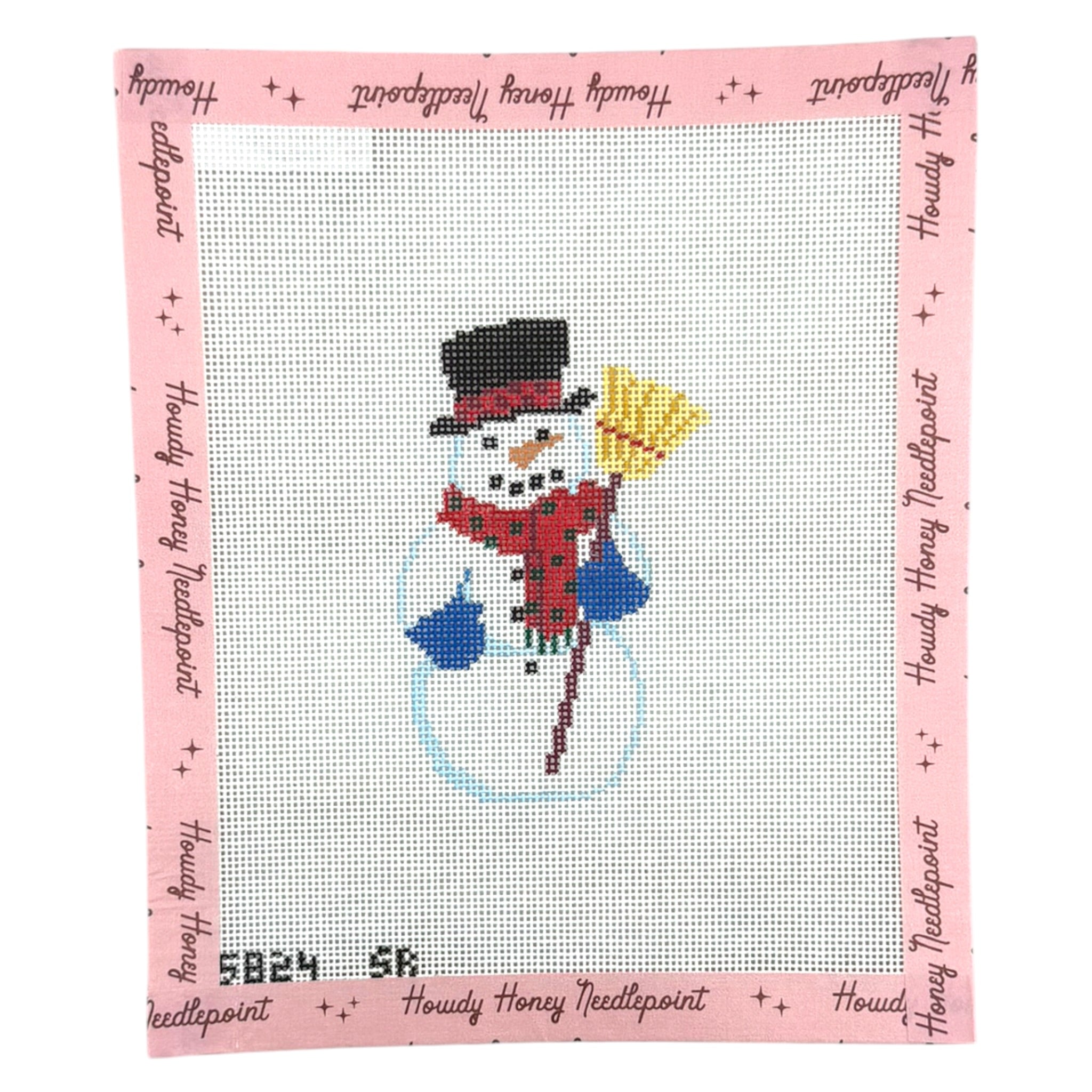 Snowman With Broom Ornament