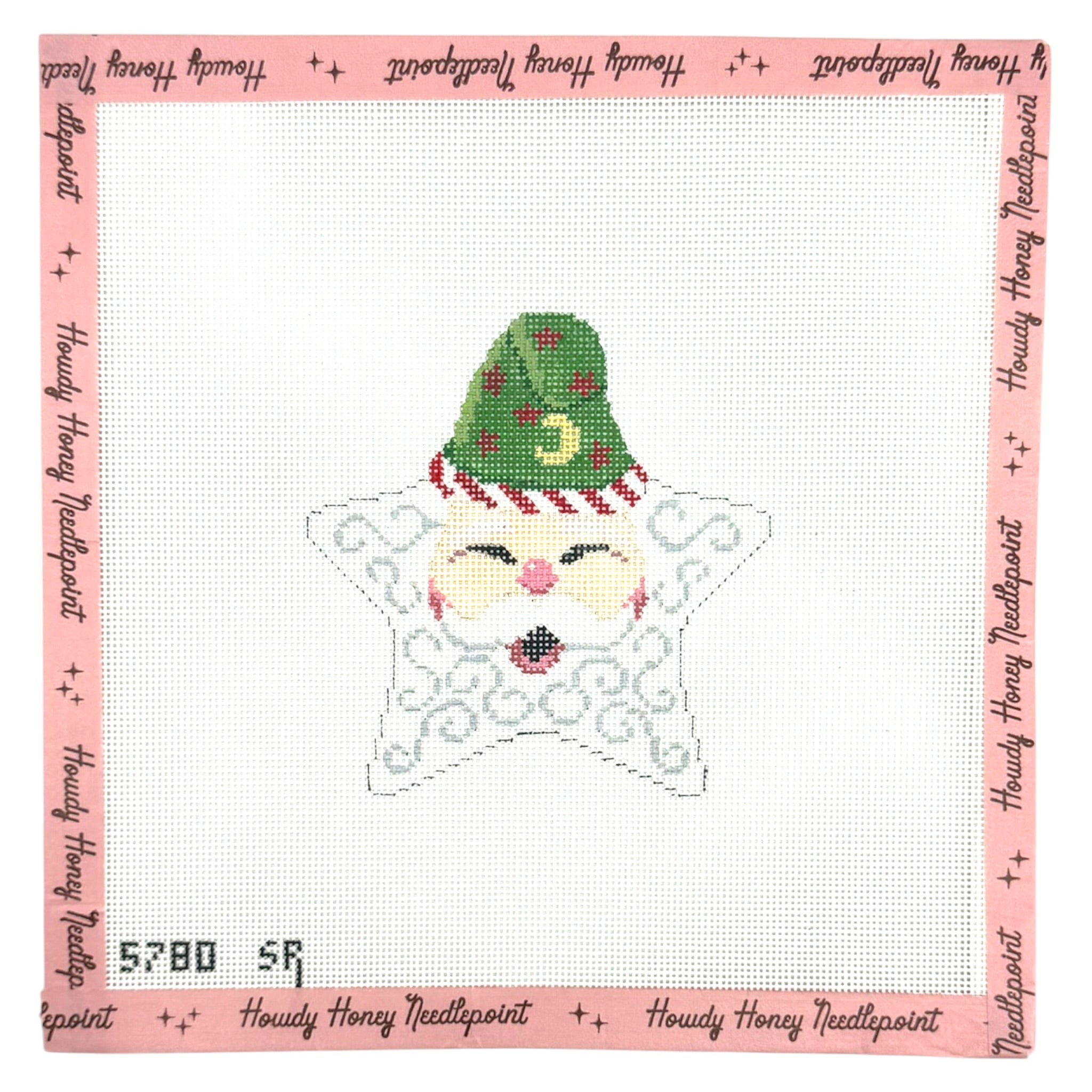 Star Santa Face Ornament