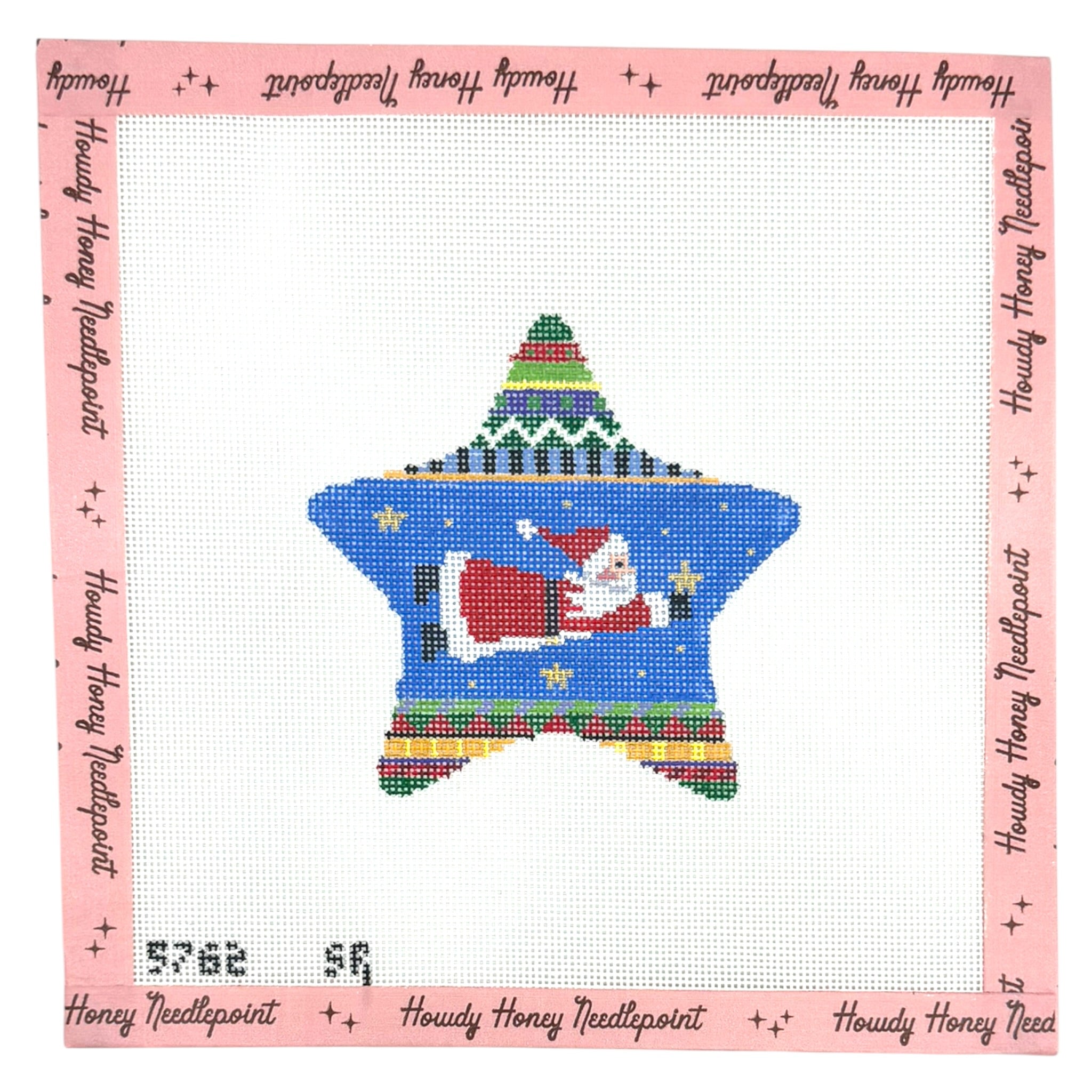 Star Flying Santa Ornament