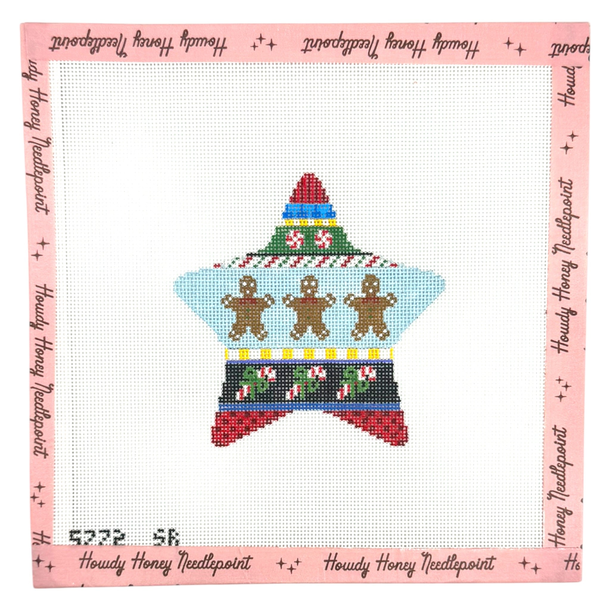 Star Gingerbread Stripe Ornament