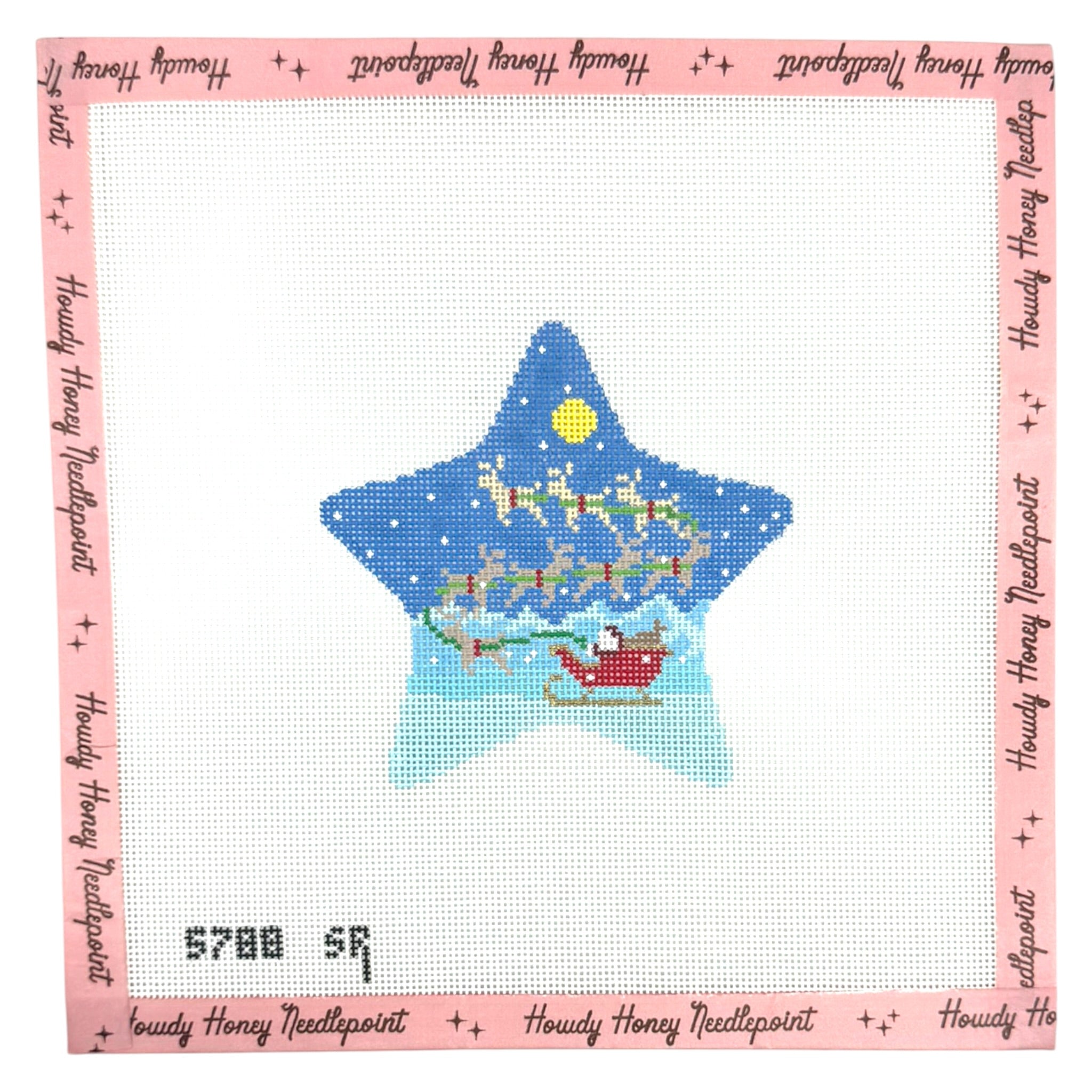 Star Reindeer Sleigh Ornament