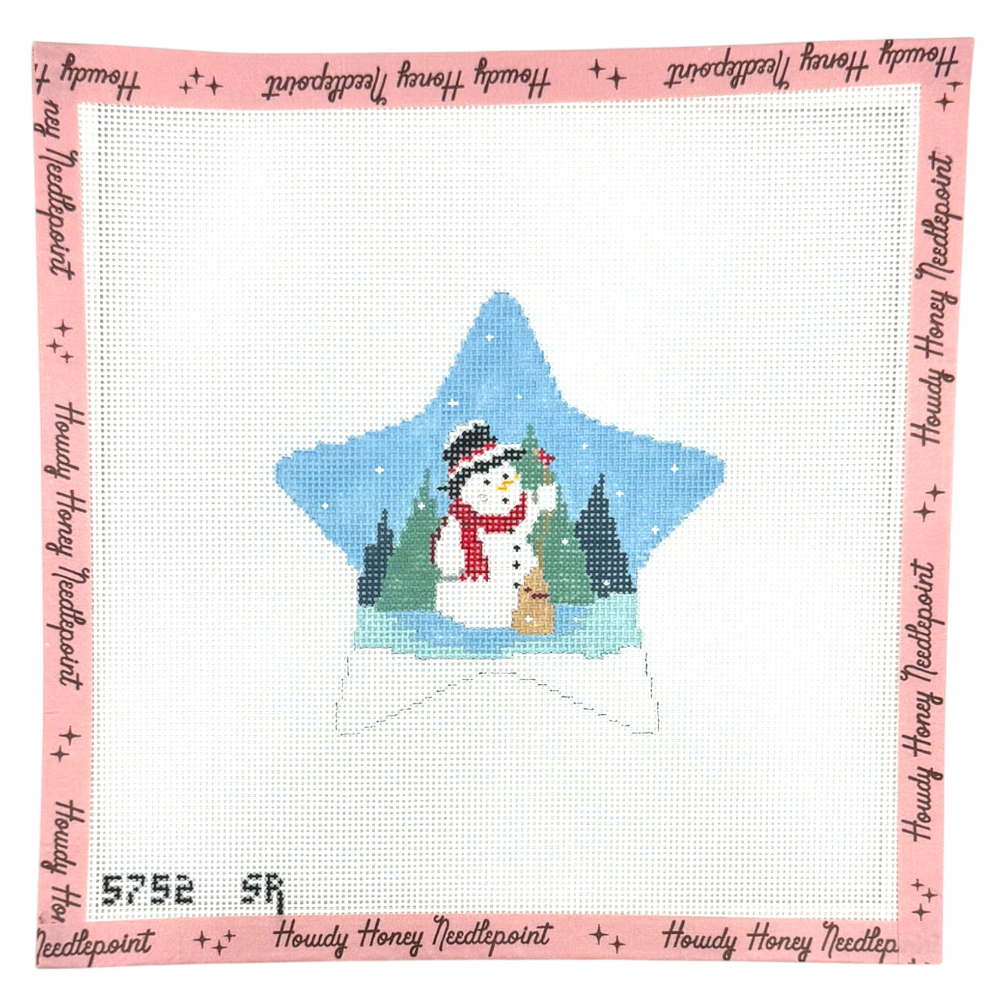 Star Snowman Ornament