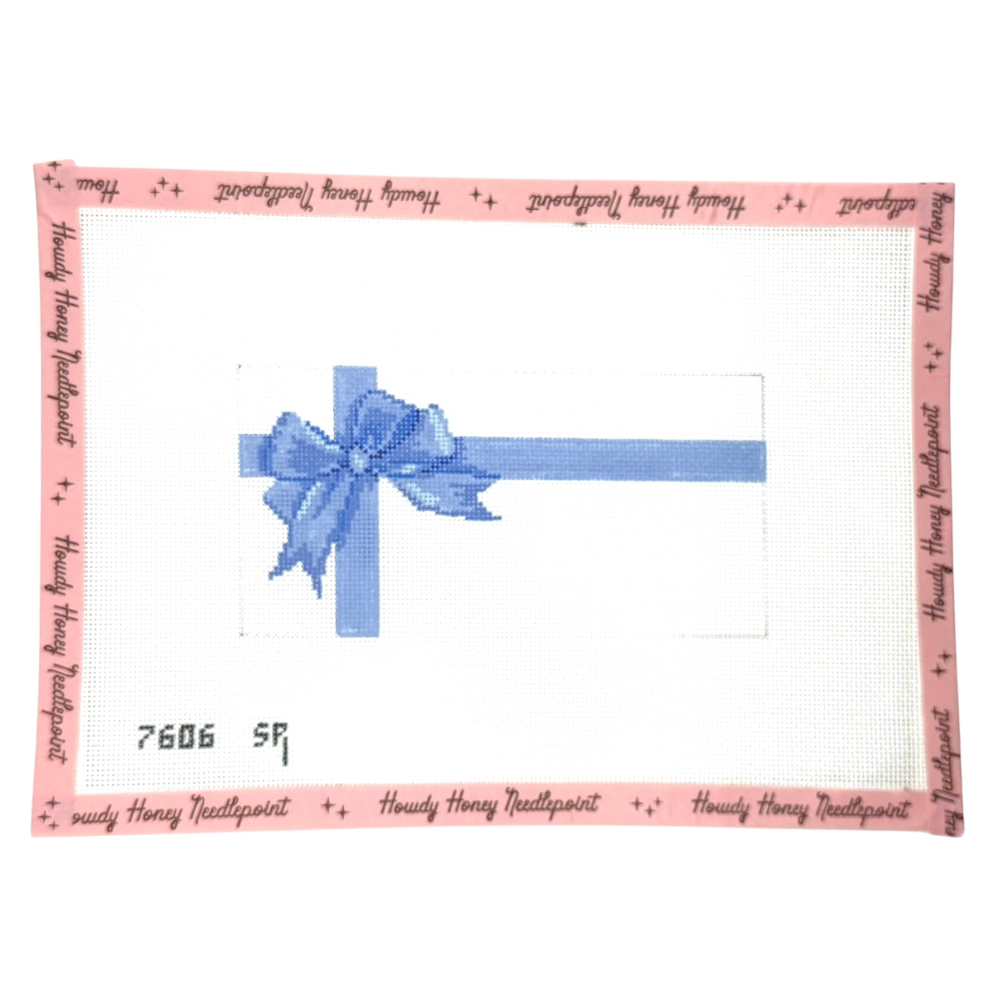 Blue Bow Present Clutch