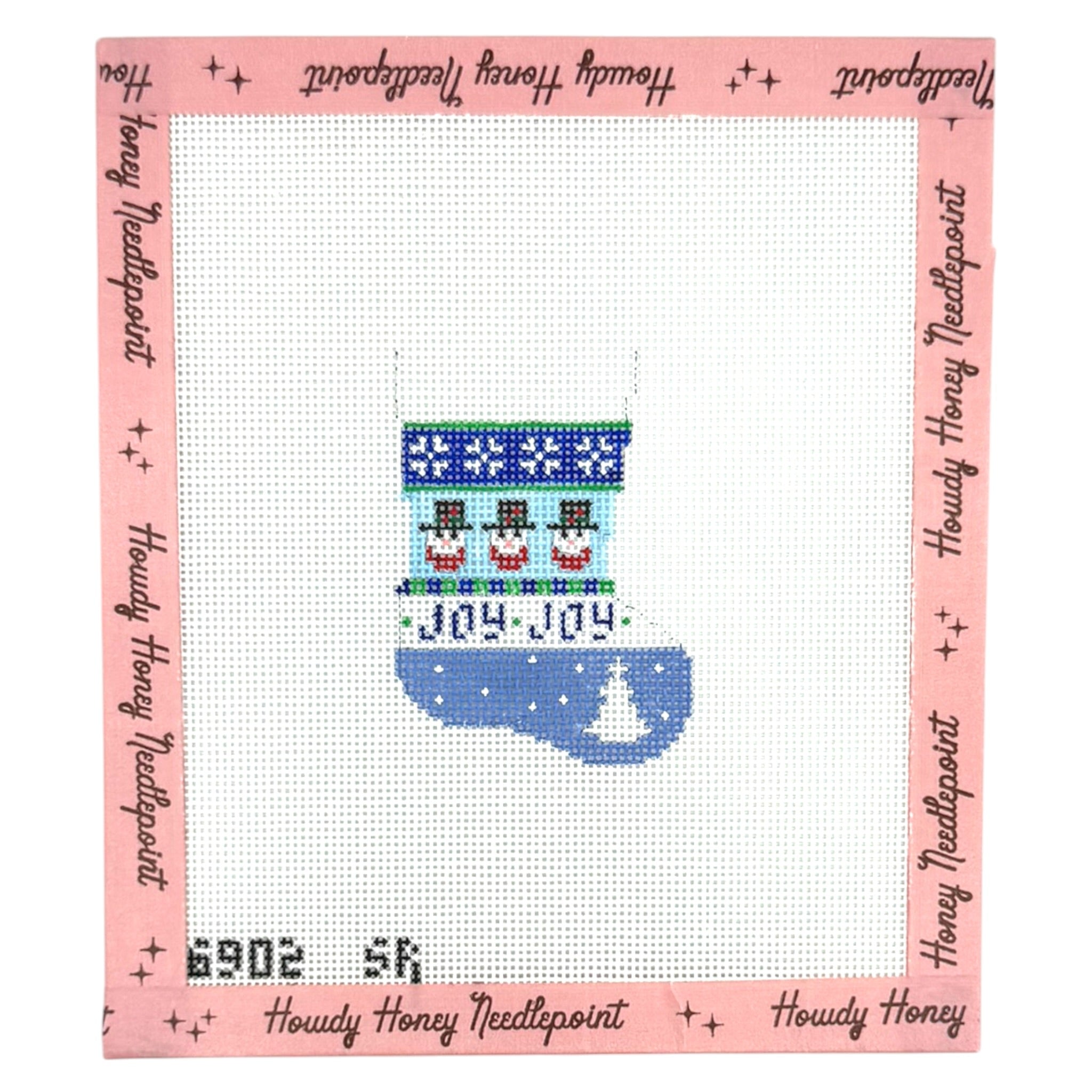 Snowman Stripe Micro Stocking